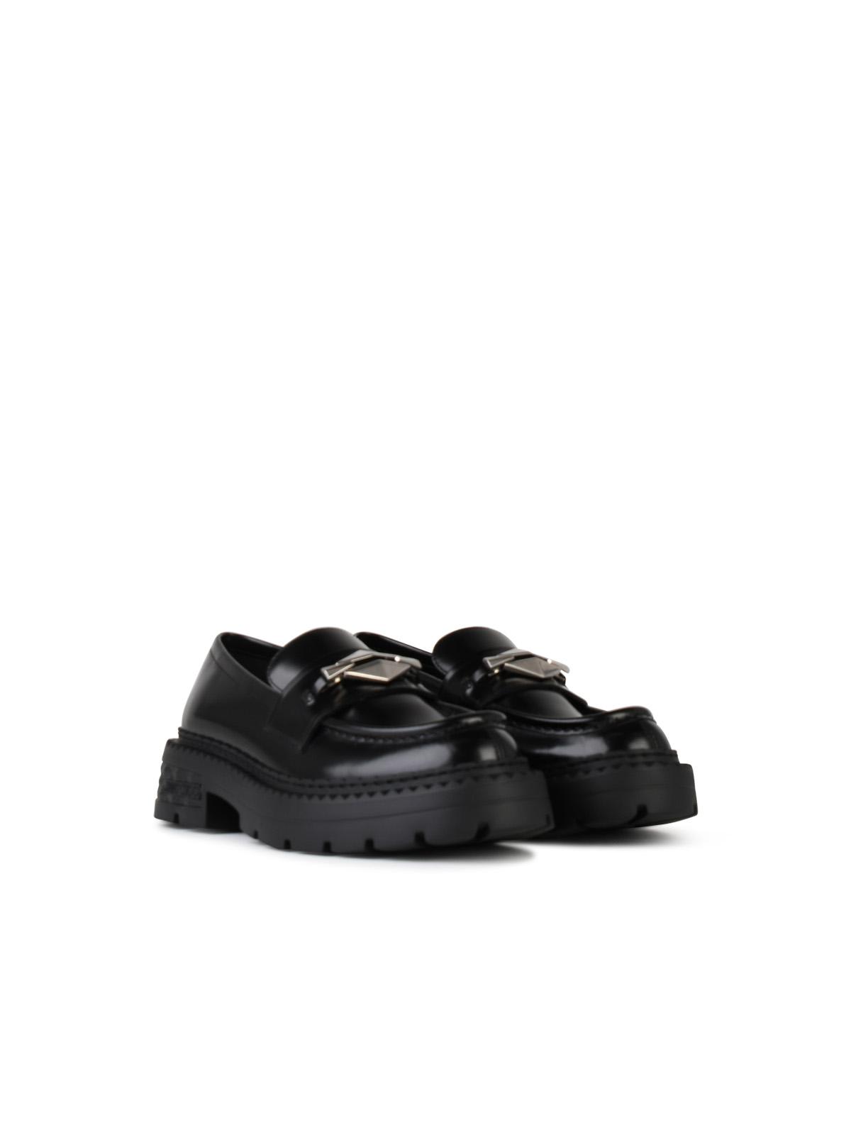 Jimmy Choo 'marlow' Black Shiny Leather Loafers | italist