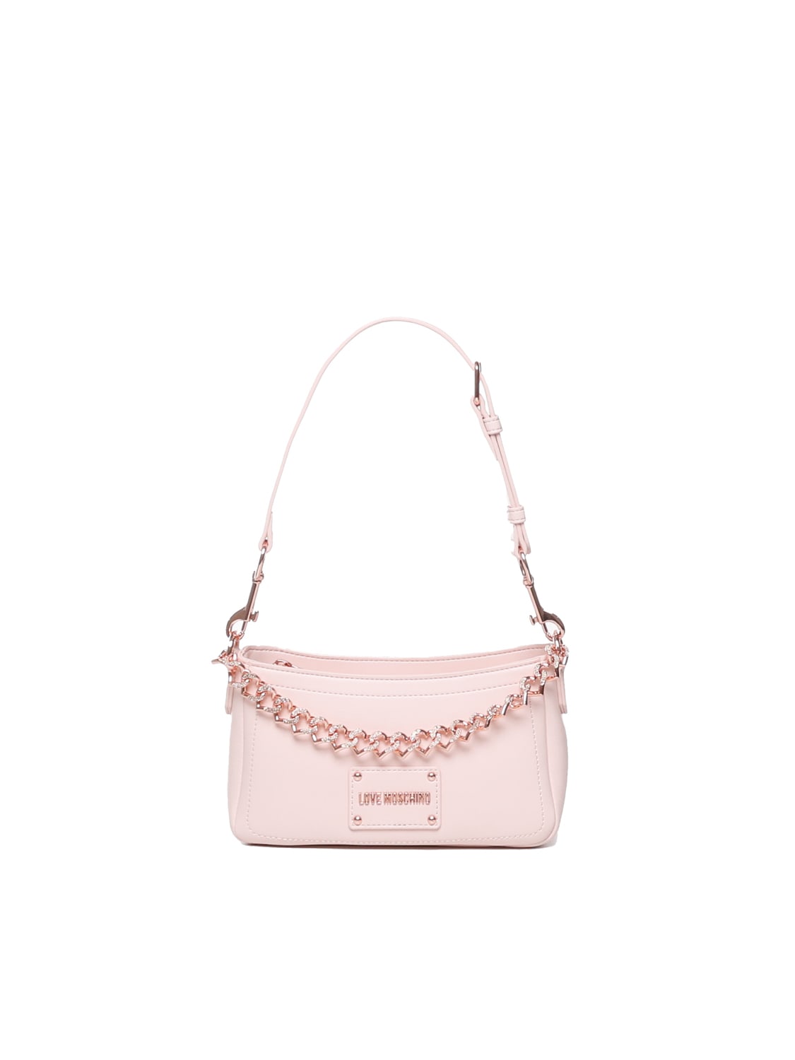 Moschino ロコハッチトロストリンクショツ 03043224 0001 Moschino logo-print Leather Platform Sandals | Pink | FARFETCH