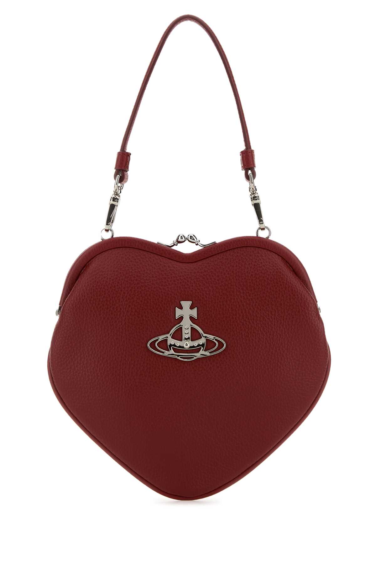 トートバッグ VIVIENNE WESTWOOD Red Synthetic Leather Belle Heart Handbag Vivienne Westwood Red Synthetic Leather Belle Heart Handbag