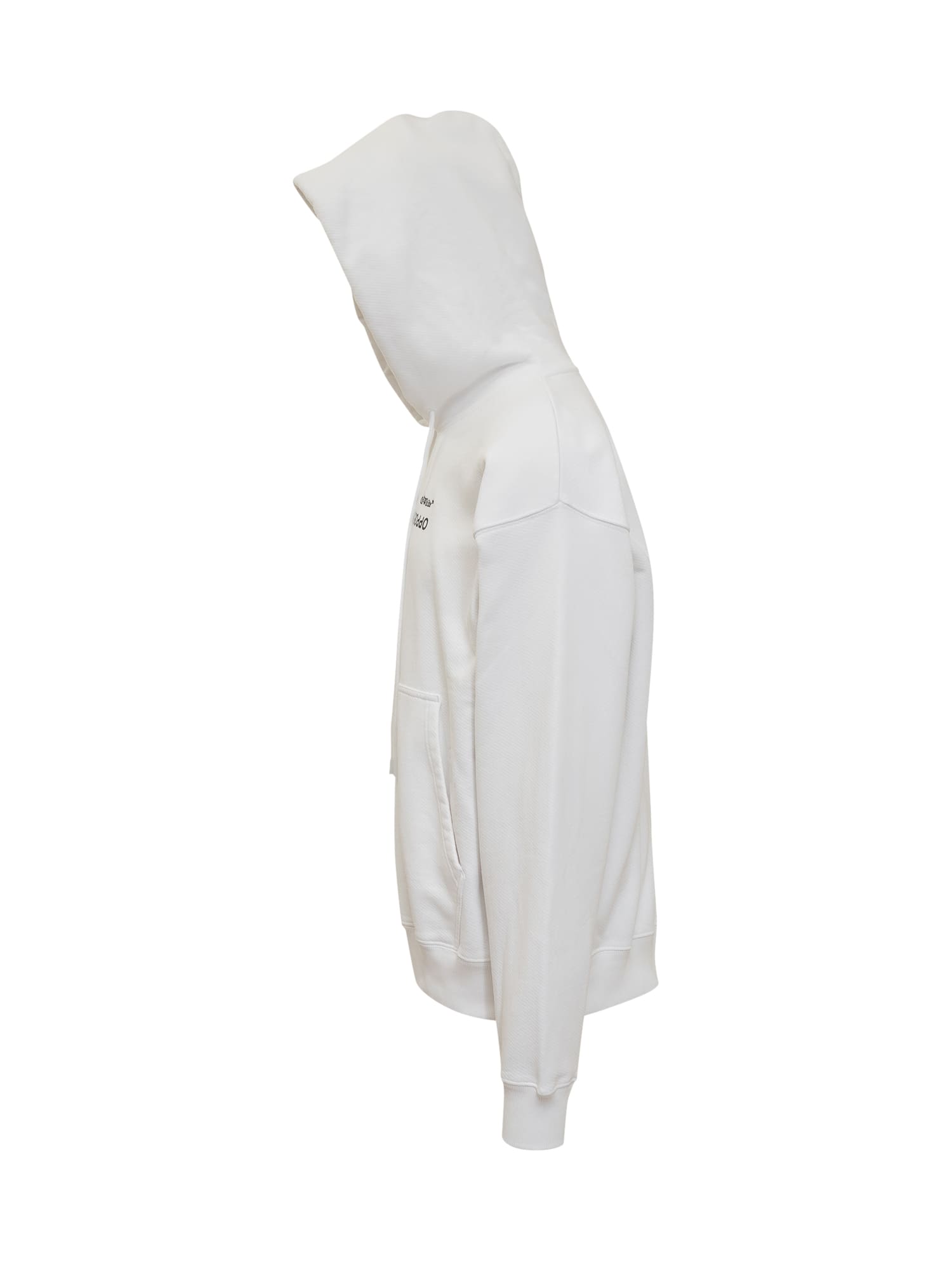 ◇PARTIMENTO◇ Wool Hoodie Muffler Ivory Gullinbursti® TERIX™ Pullover White / Reflective Logo