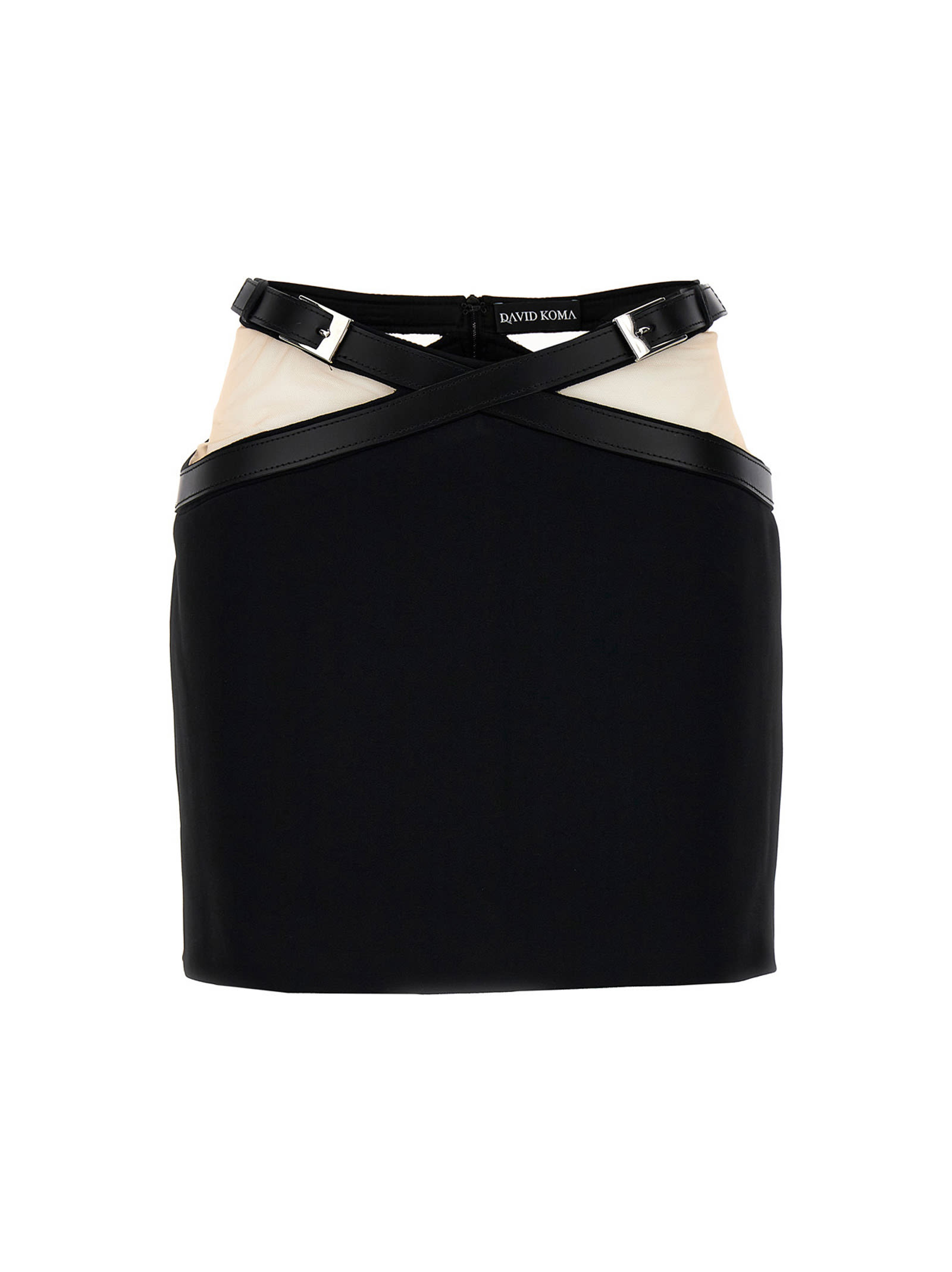 【関税込み】DAVID KOMA Cross Waist Band Net Insert' skirt 5b0224a49b4db0a8964ab52e8d038d