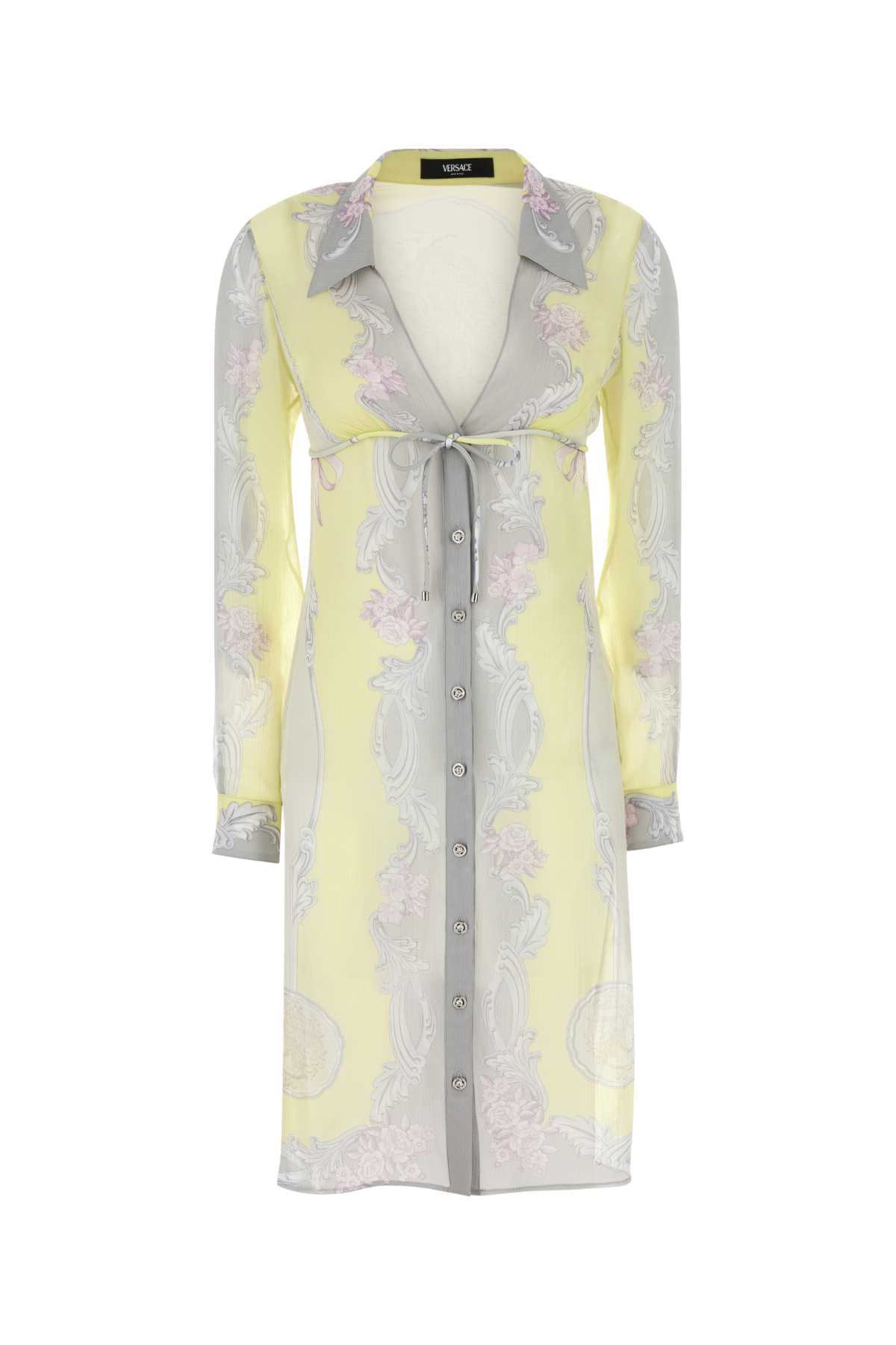 マフラー・ストール VERSACE Printed Crepe Shirt Dress Versace Printed Crepe Shirt Dress | italist