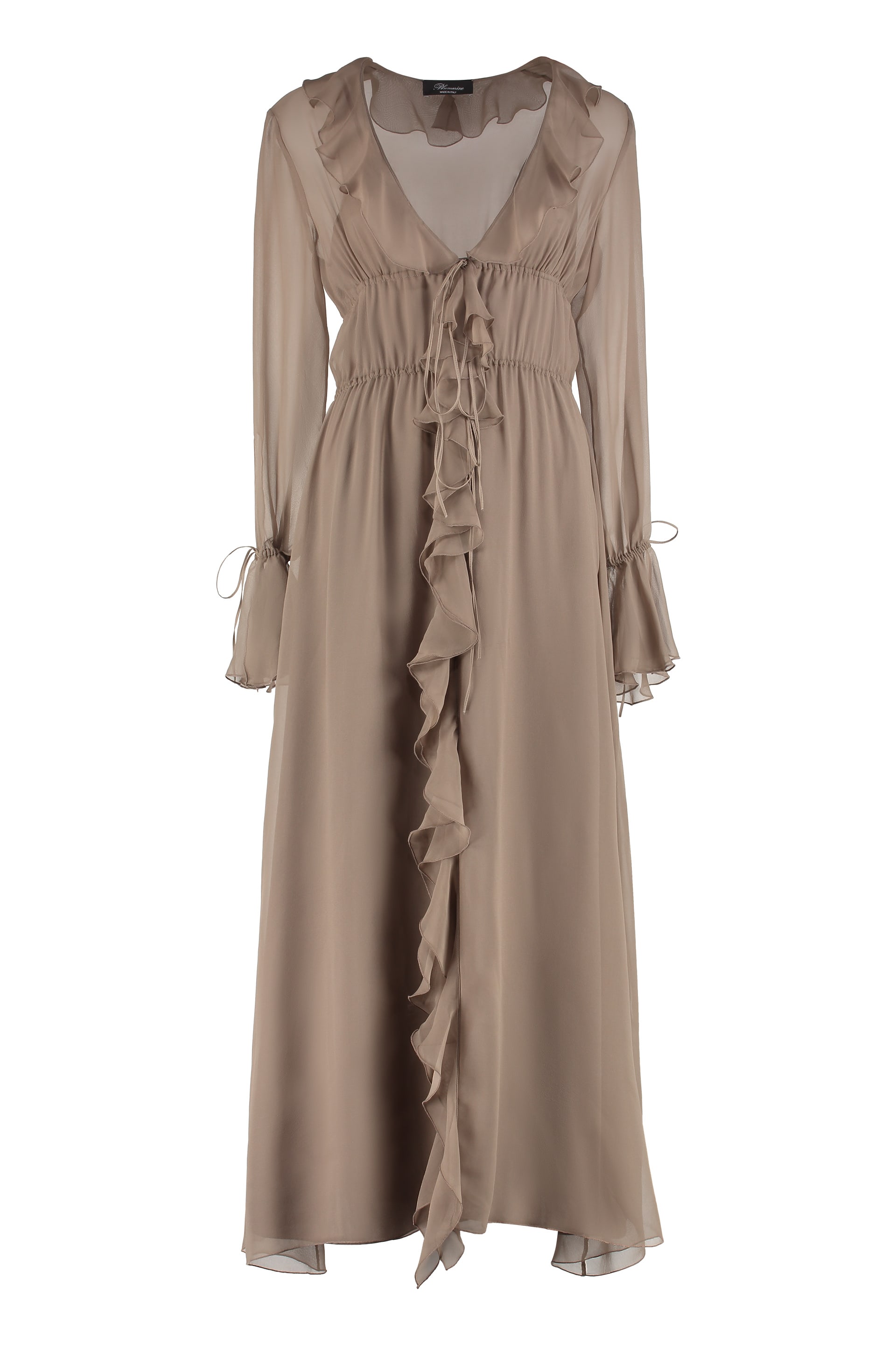 silk gown blumarine