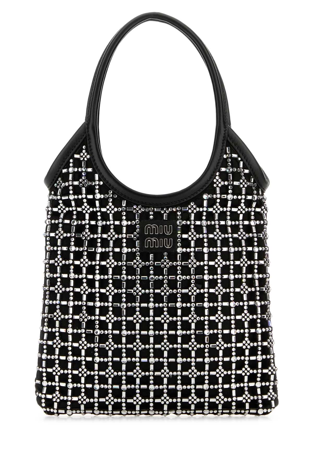 トートバッグ MIU MIU Embellished Satin Handbag Miu Miu Embellished Satin Handbag | italist