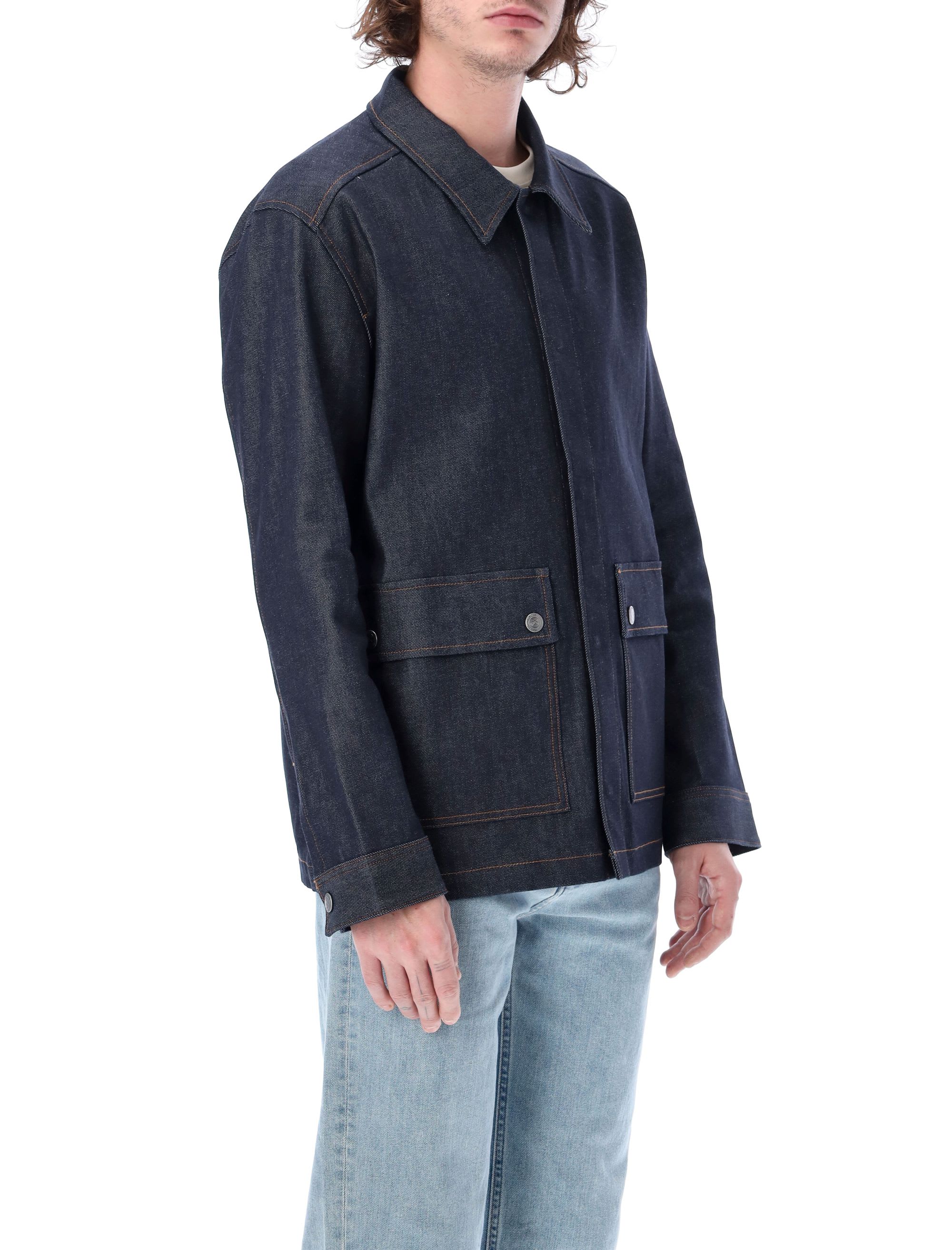 gradient effect denim jacket, A.P.C.