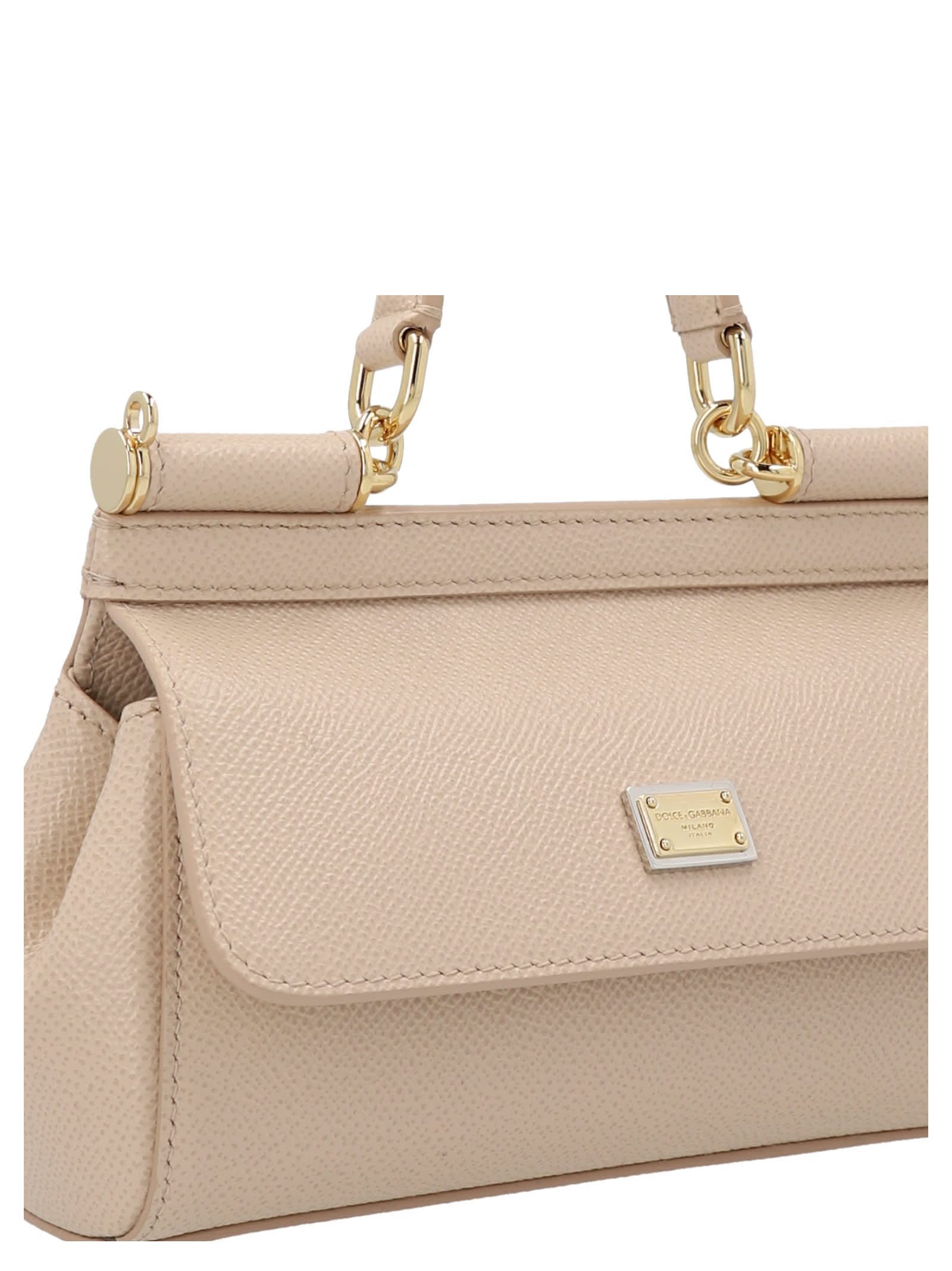 Cross body bags Dolce & Gabbana - Small leather Sicily bag with shoulder  strap - BB7116A100180414