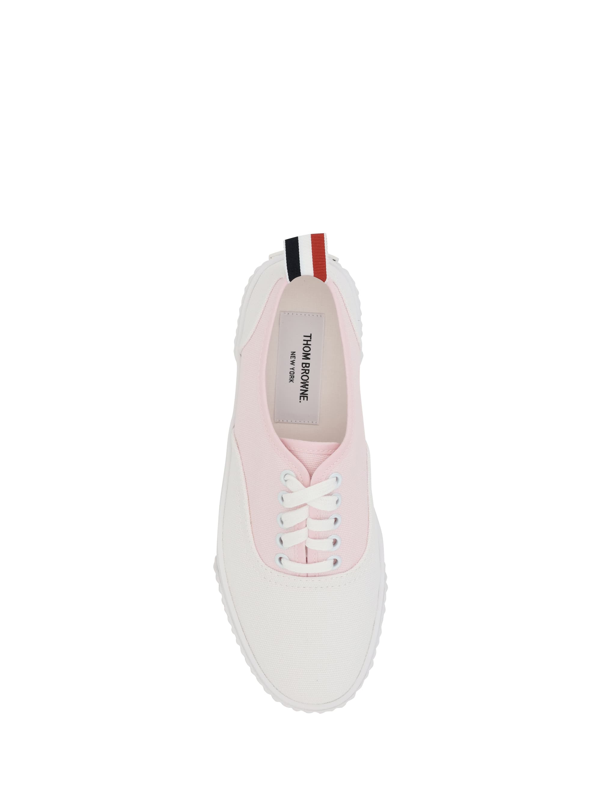 スニーカー THOM BROWNE Woman Sneakers White FFD133AF0488 107 Thom Browne Leather Sneakers - White - Women | FFD133AF0488107
