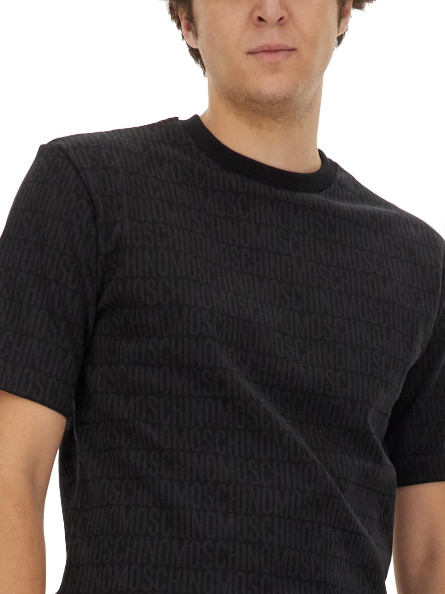 Moschino T-shirt With All Over Logo | italist