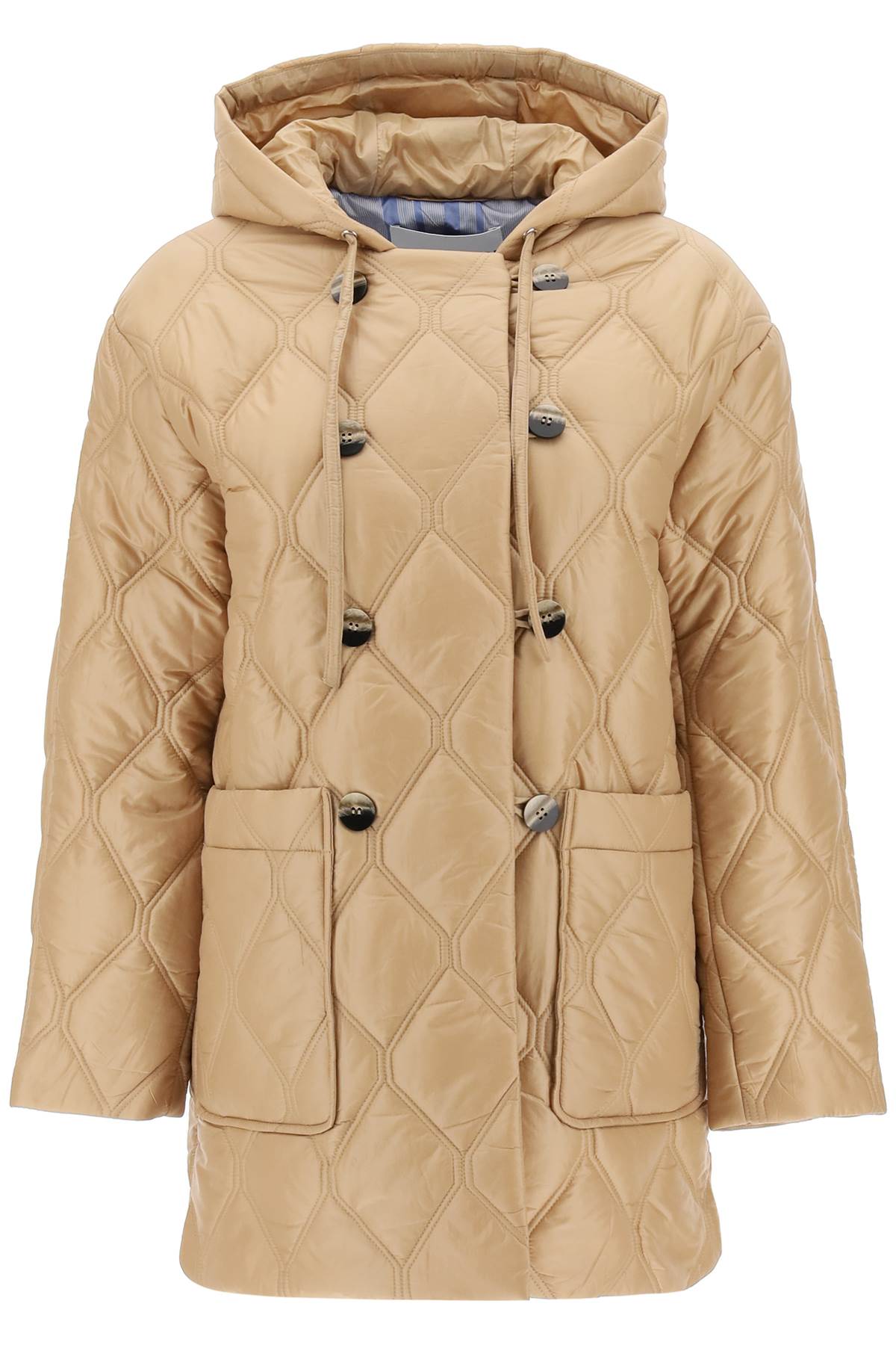 【送料&関税込】Ganni Hooded Quilted Jacket Ganni Hooded Quilted Jacket | italist