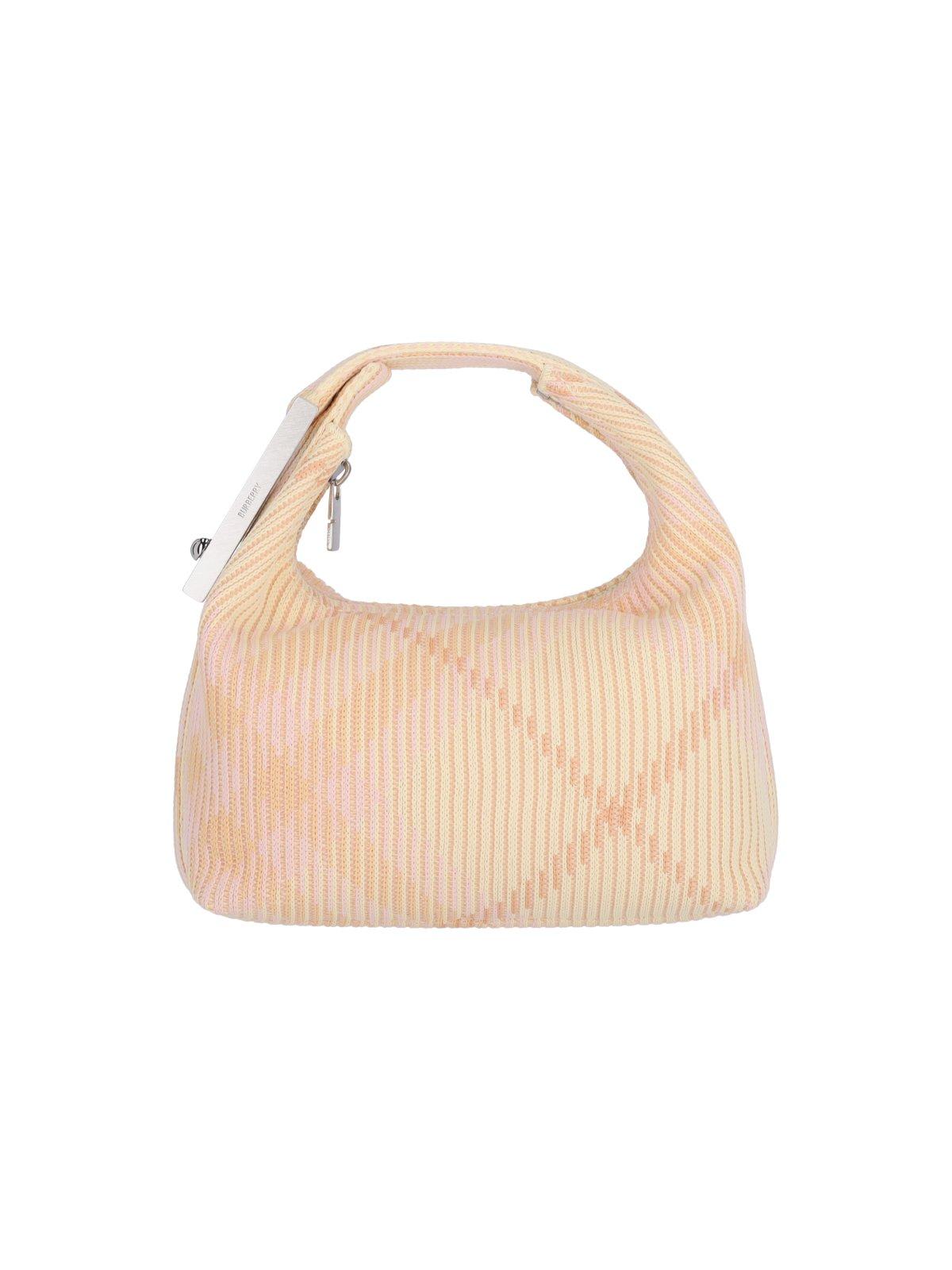Burberry Check Pattern Zipped Tote Bag | italist