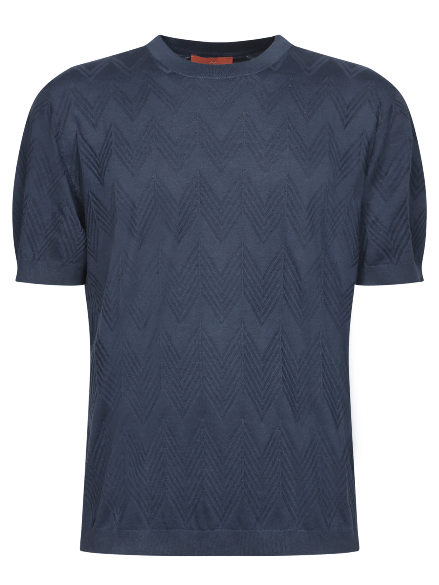 Missoni Blue Zigzag T-shirt | italist