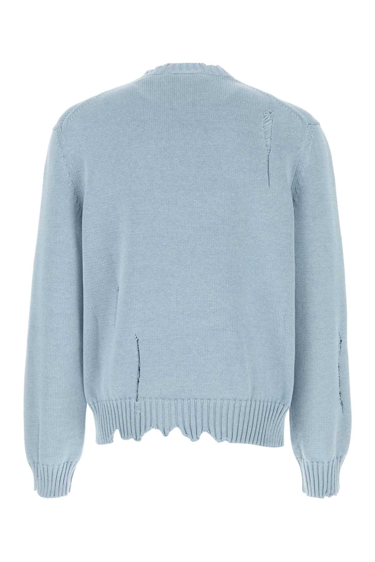 【送料&関税込】Alexander McQueen Light-blue Cotton Sweater Alexander McQueen Light-blue Cotton Sweater | italist