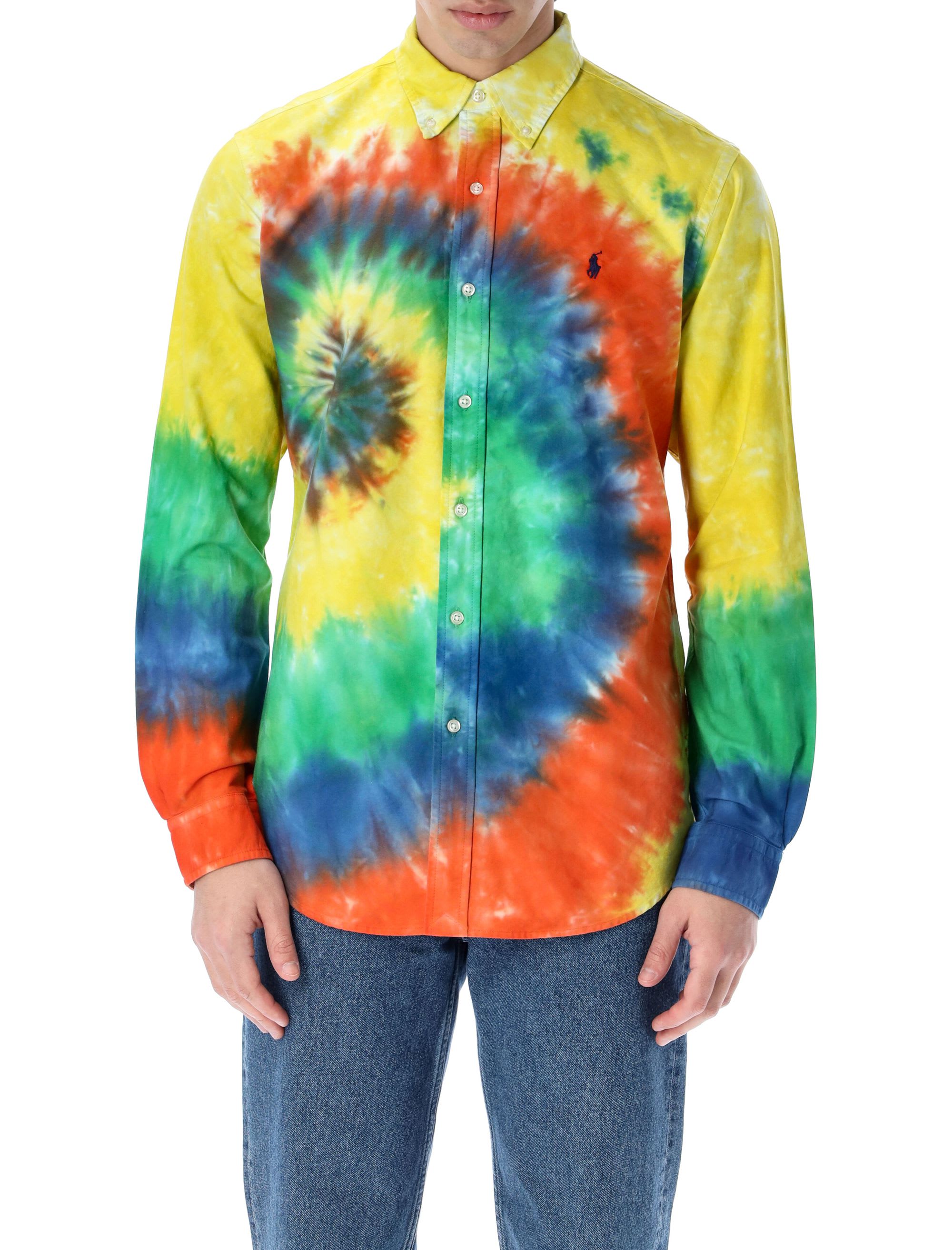 tie dye oxford shirt