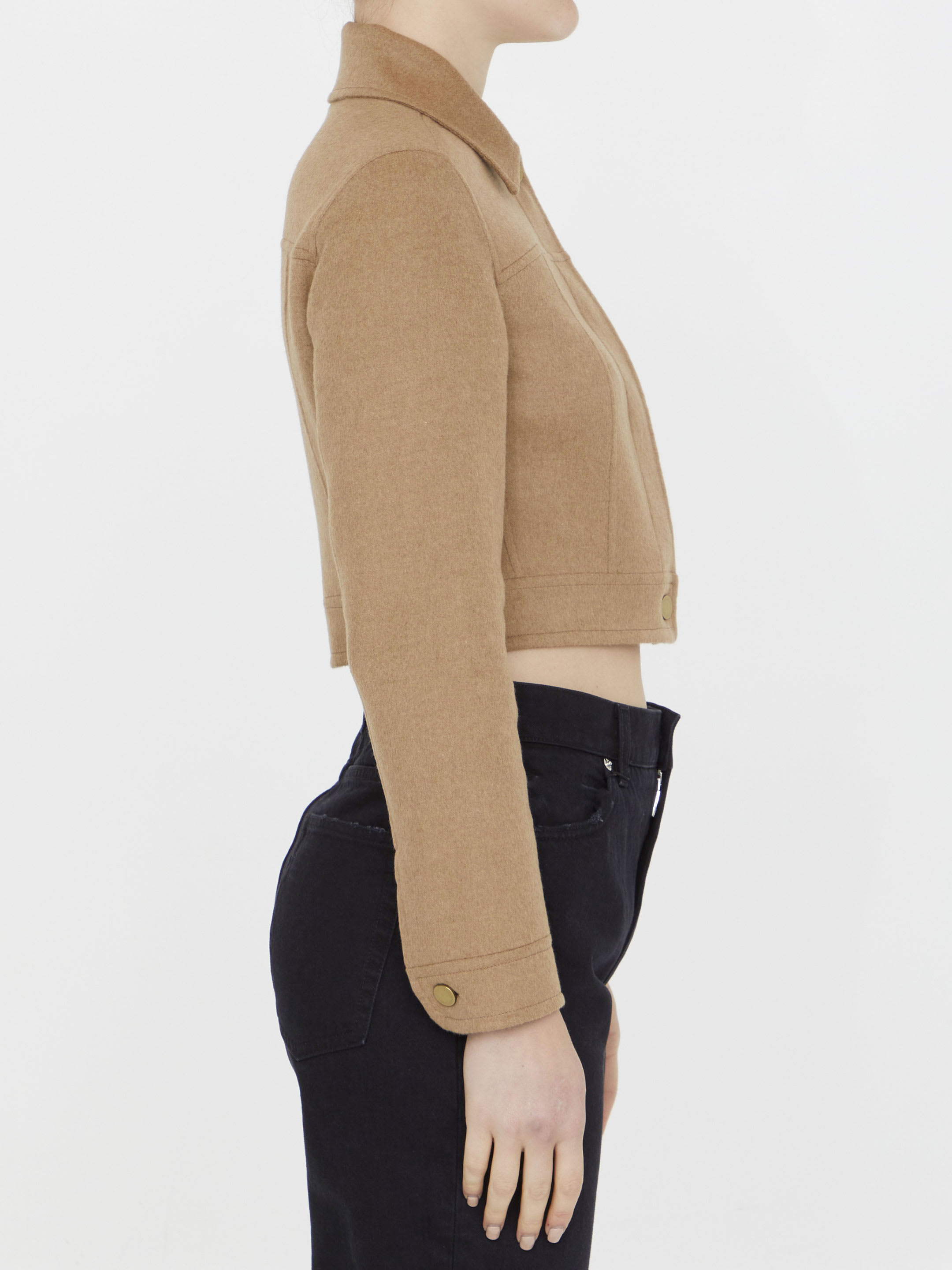 ★アウトレット★Max Mara★FOGLIA ピュアキャメルジャケット Max Mara Foglia Jacket | italist