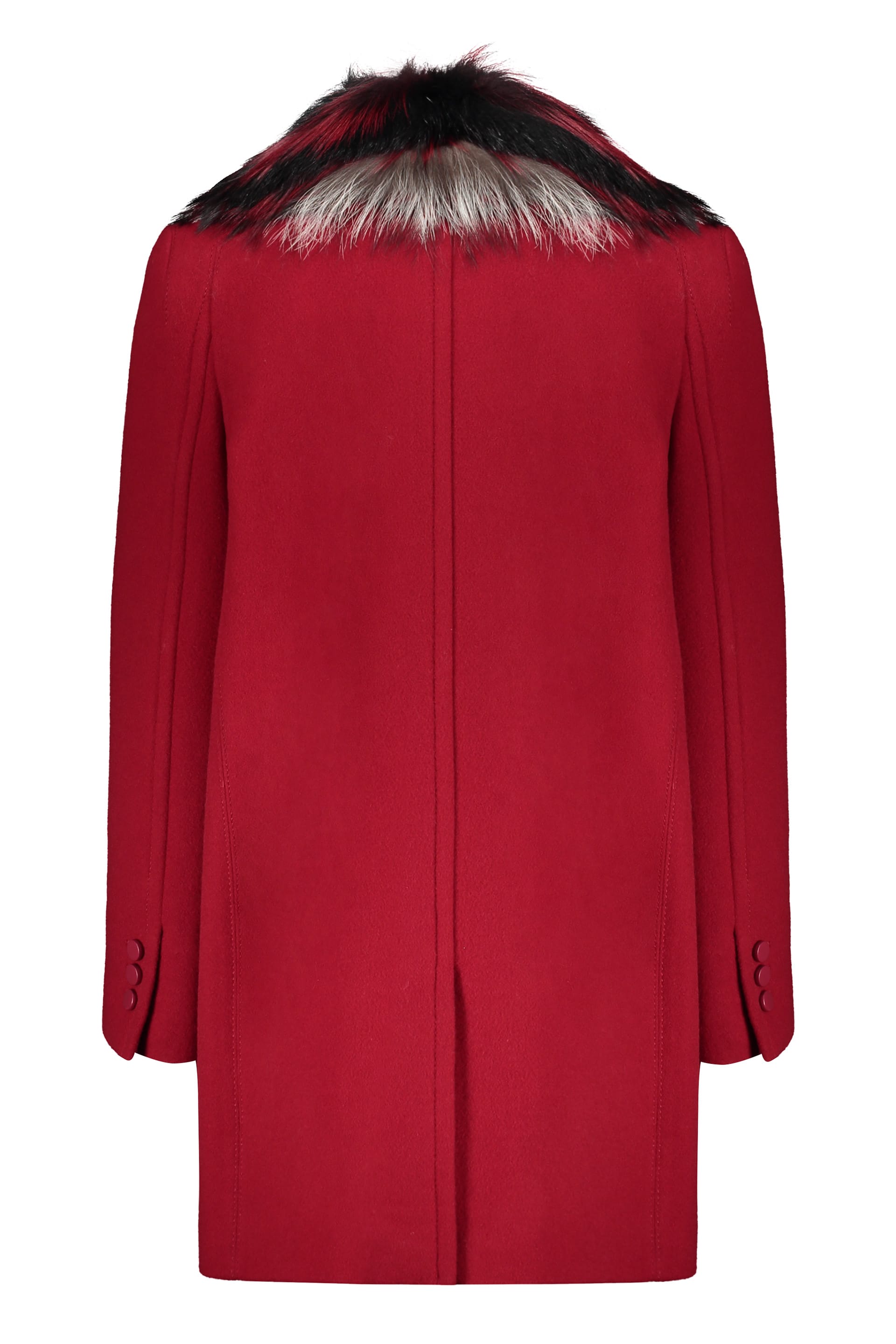 【送料&関税込】Fendi Virgin Wool Coat With Fox Fur 5d15f40bfb5ce337a58fe88581d7ee