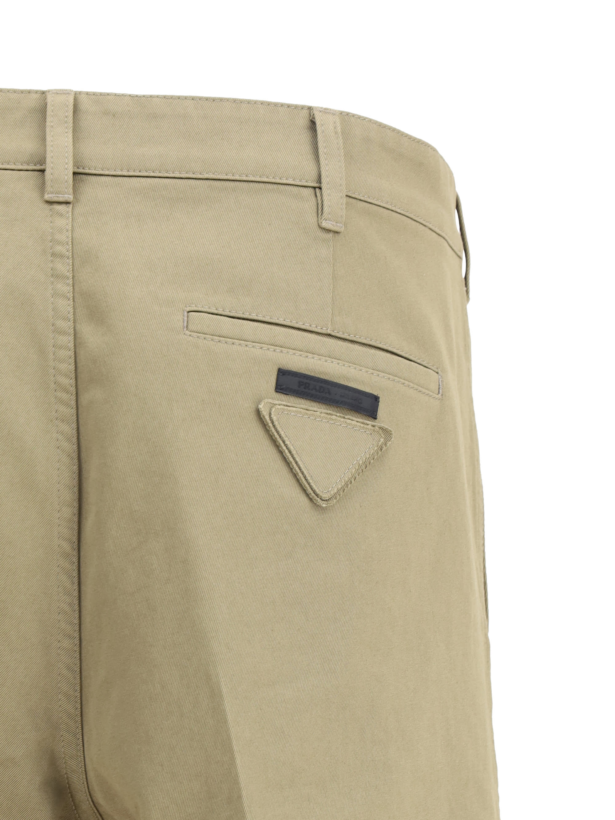 PRADA｜CHINO PANTS (GFP517 S OOO 1449 F098L) Prada Cotton Denim Pants GFP517SOOO.1449-F098L CARAMEL | IlDuomo