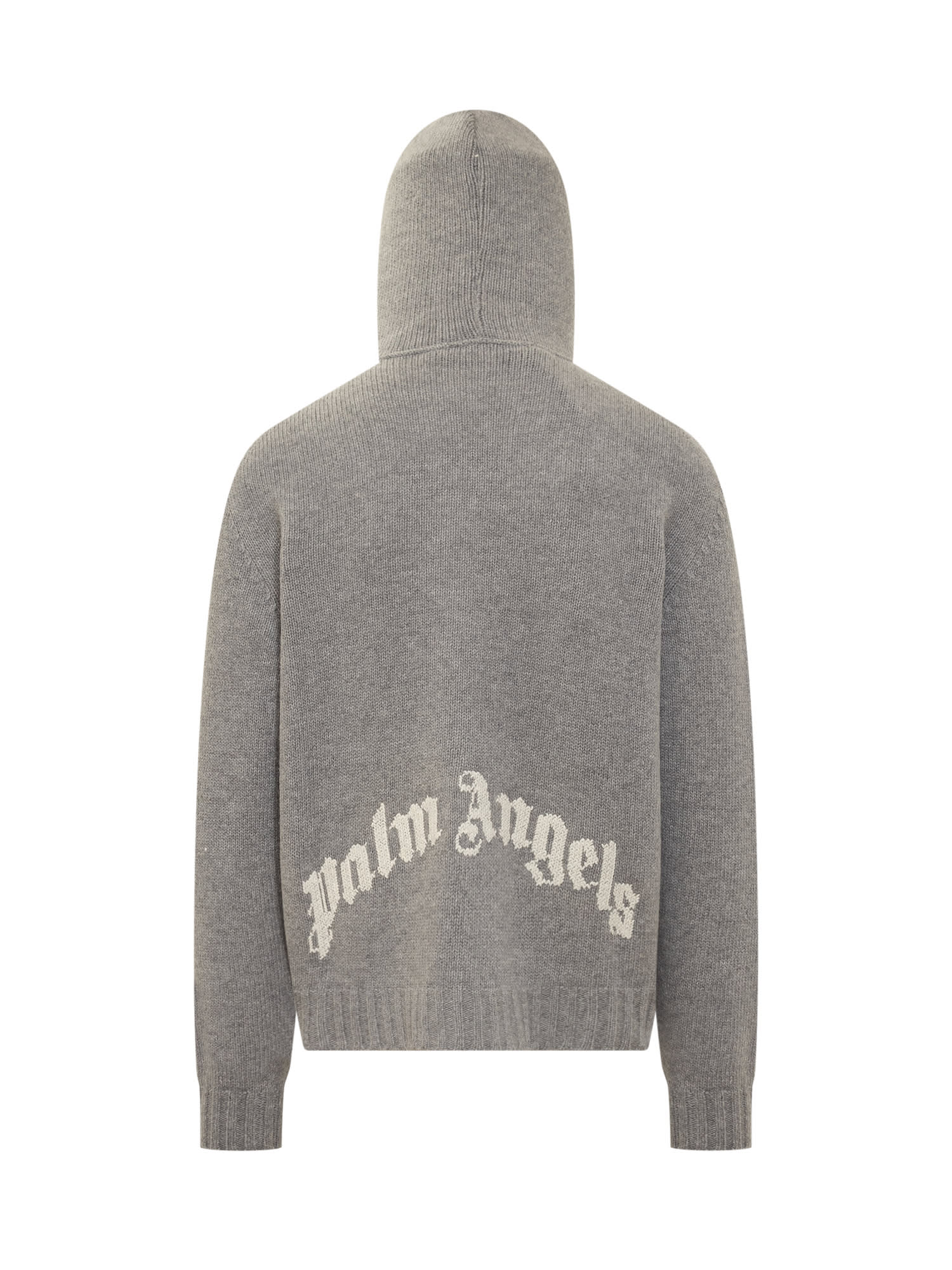 Palm Angels Hoodie With Jacquard Logo | italist