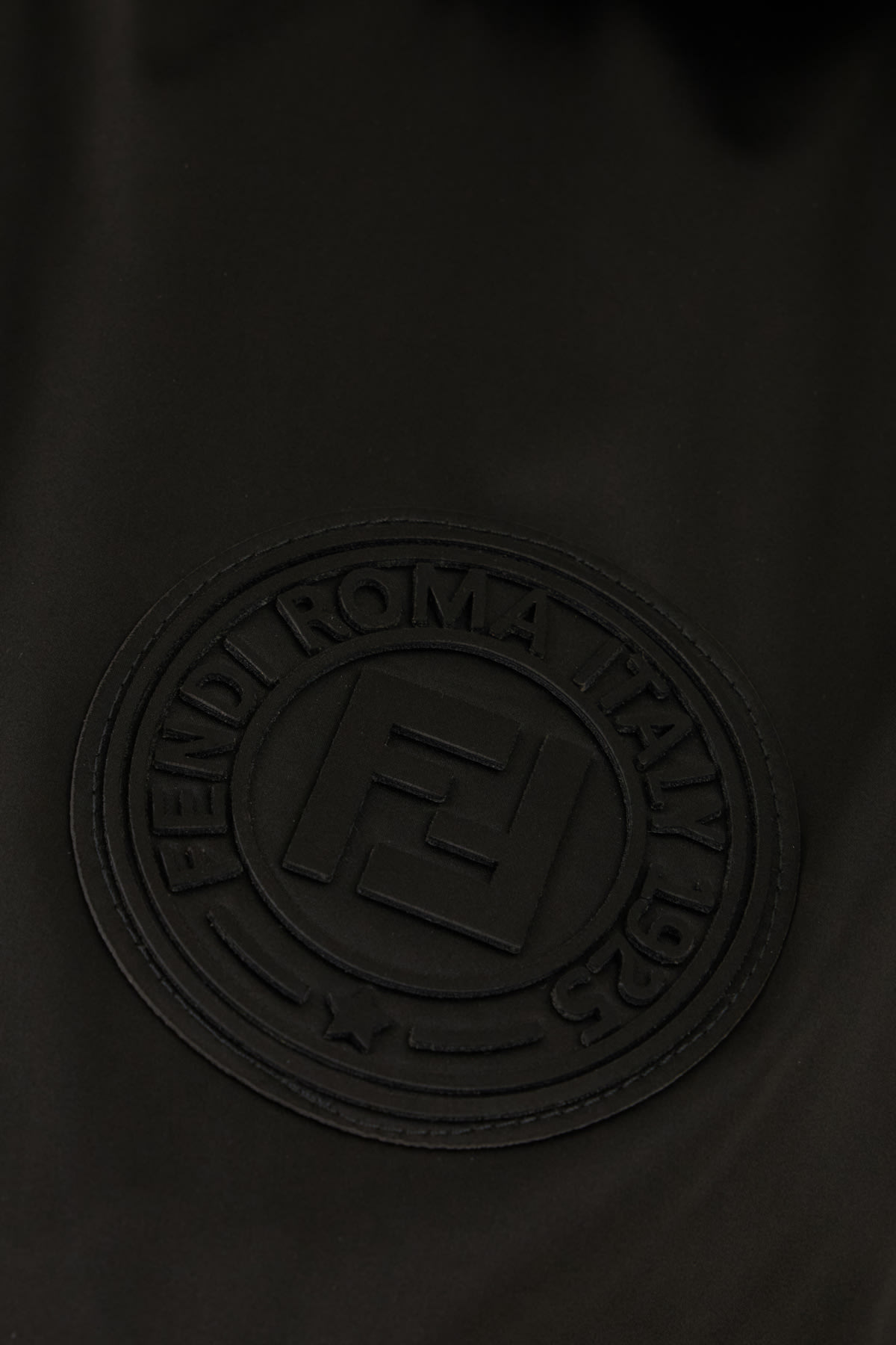 Fendi Black Polyester Sleeveless Jacket | italist
