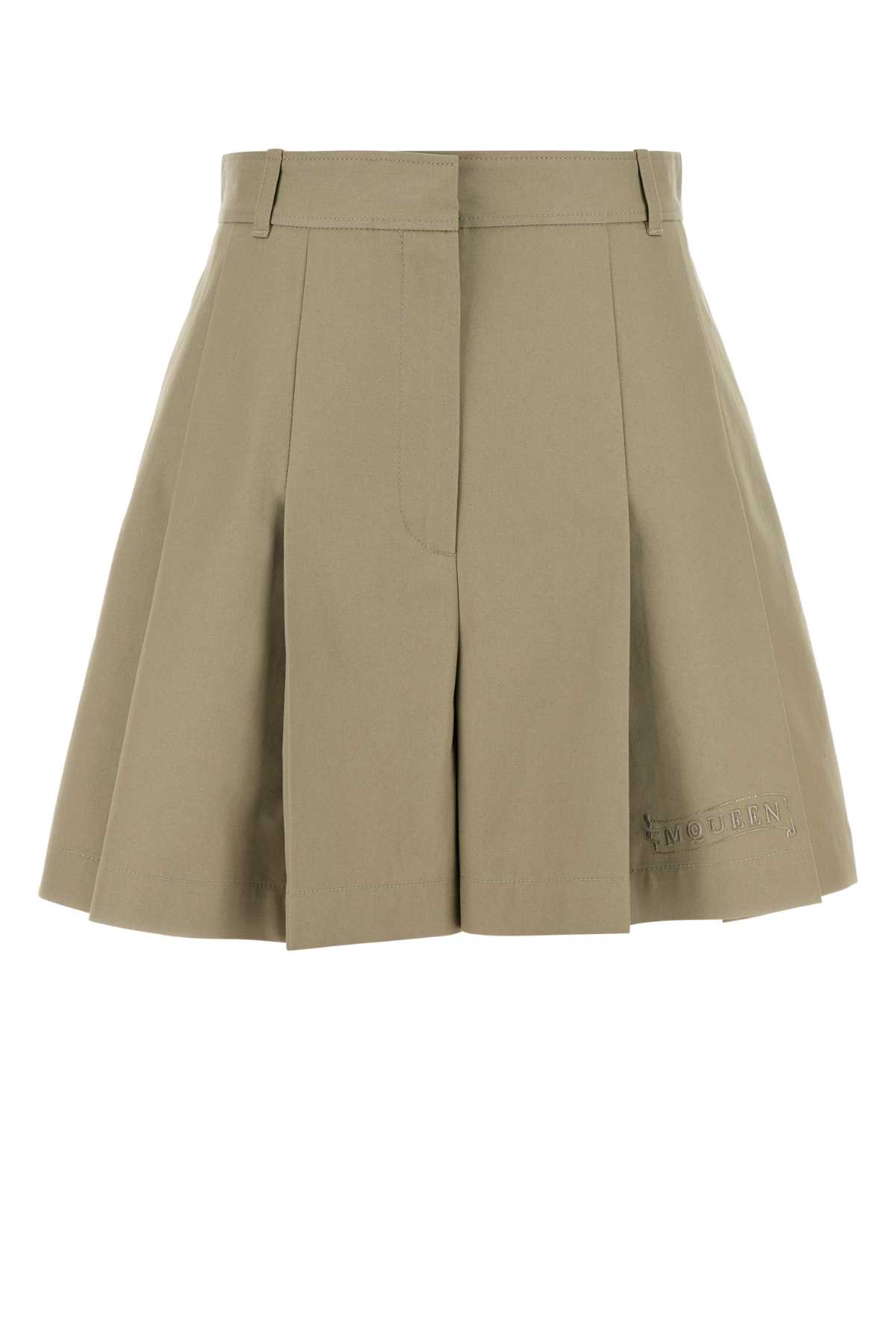 Alexander McQueen Dove Grey Cotton Shorts | italist, ALWAYS