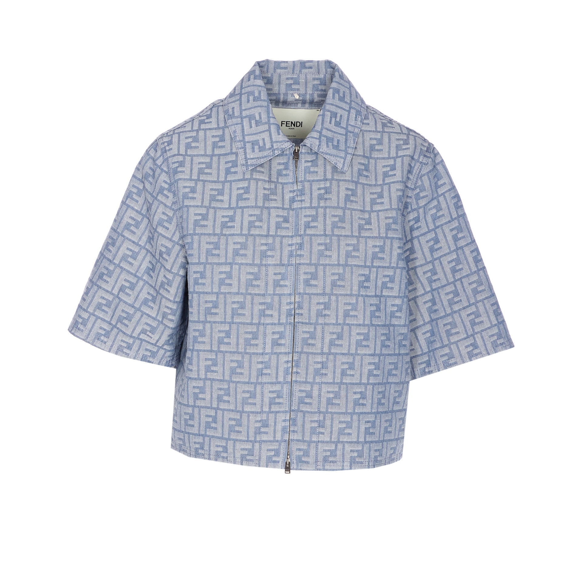 ジャケット Fendi Embroidered Denim Shirt Fendi Embroidered Denim Jacket | italist