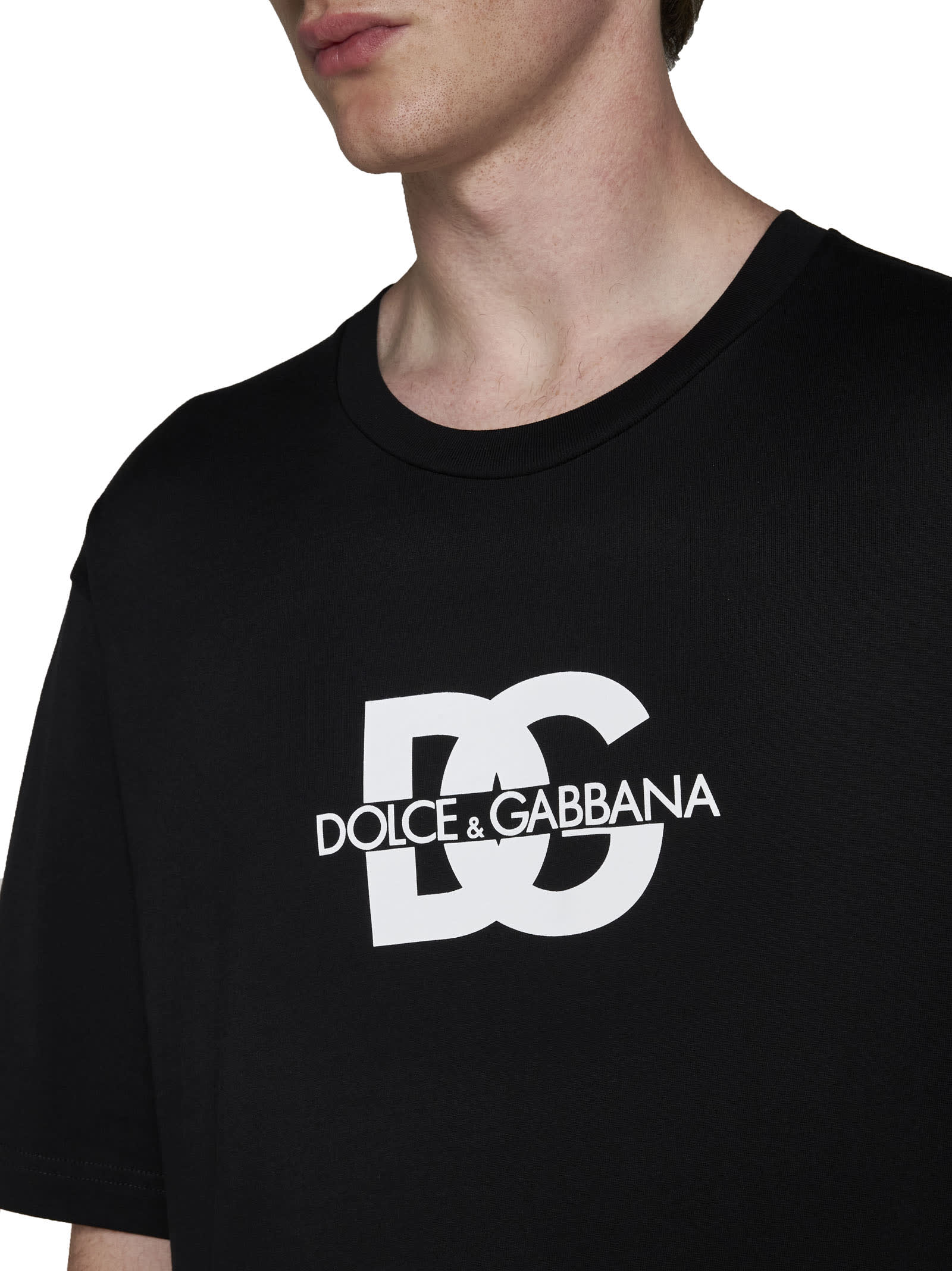 Tシャツ・カットソー Dolce & Gabbana SS24 Satin logo shirt (G5IT7TIS1O7 HNVAA) 20049609_45285660_1000.jpg