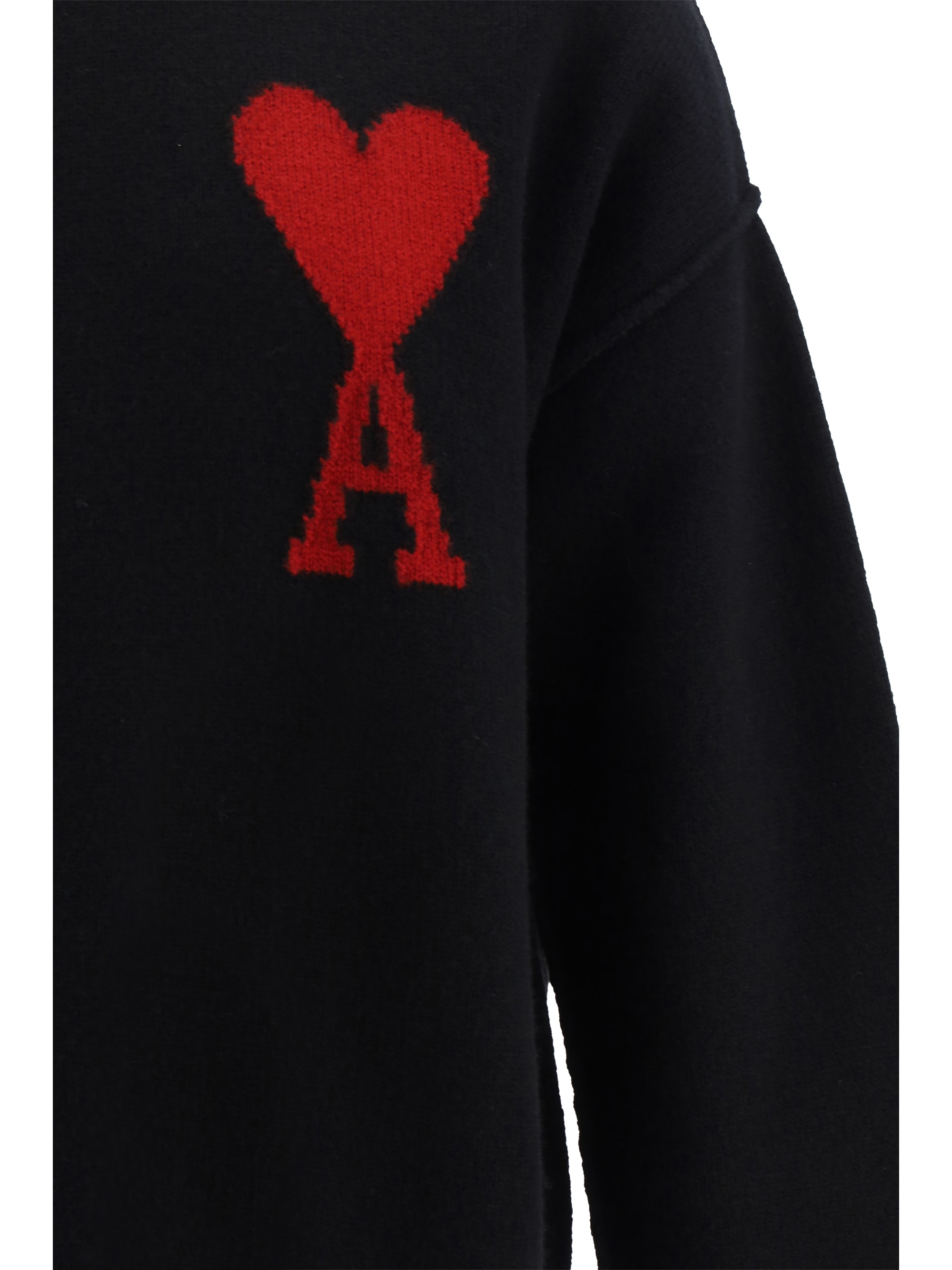 Ami Alexandre Mattiussi Red Adc Sweater | italist