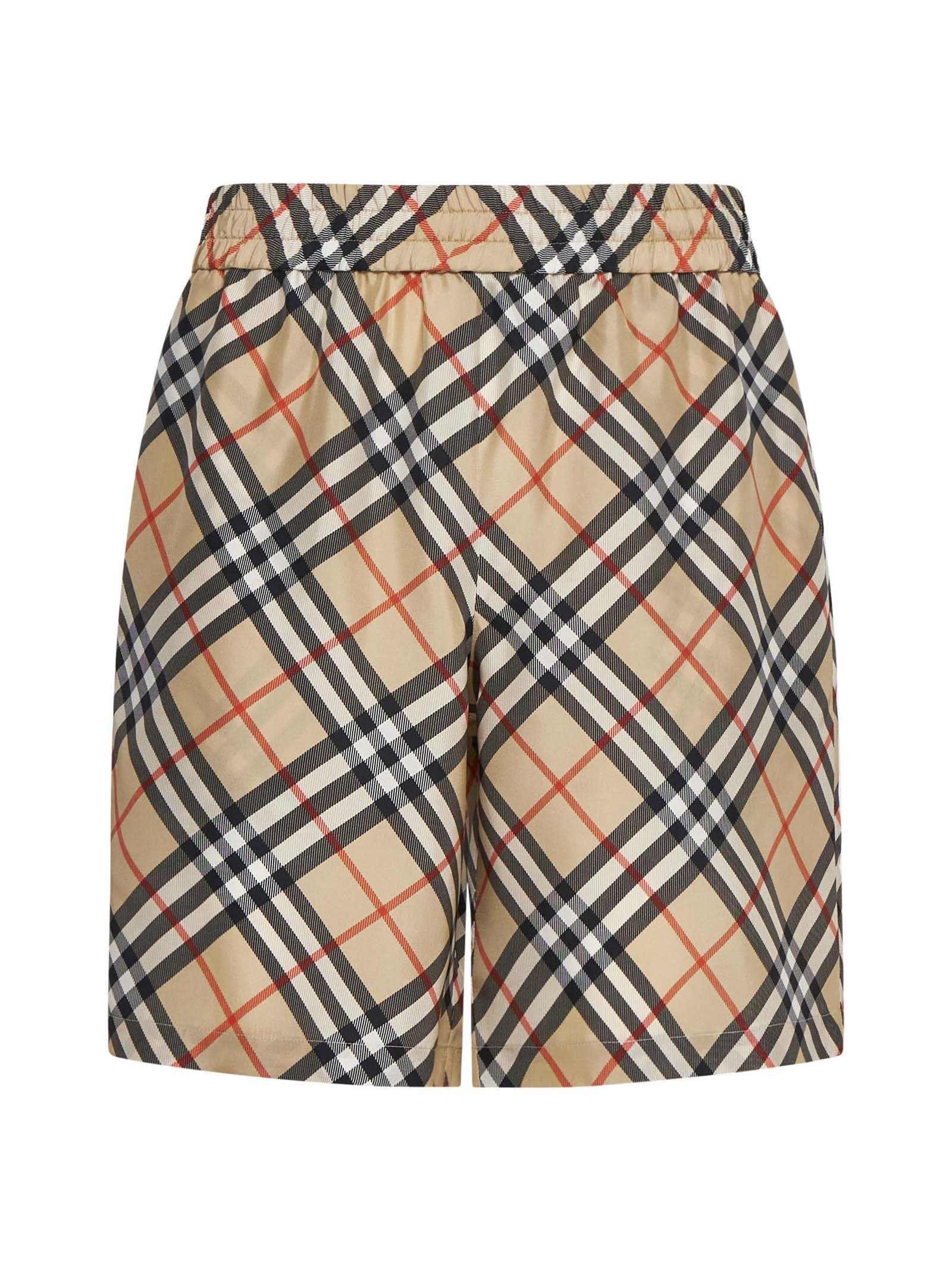 ショートパンツ Burberry SS25 'Check' shorts (8106943 SANDIPCHECK) Check print shorts BURBERRY 8106943 B9368 - Ancote