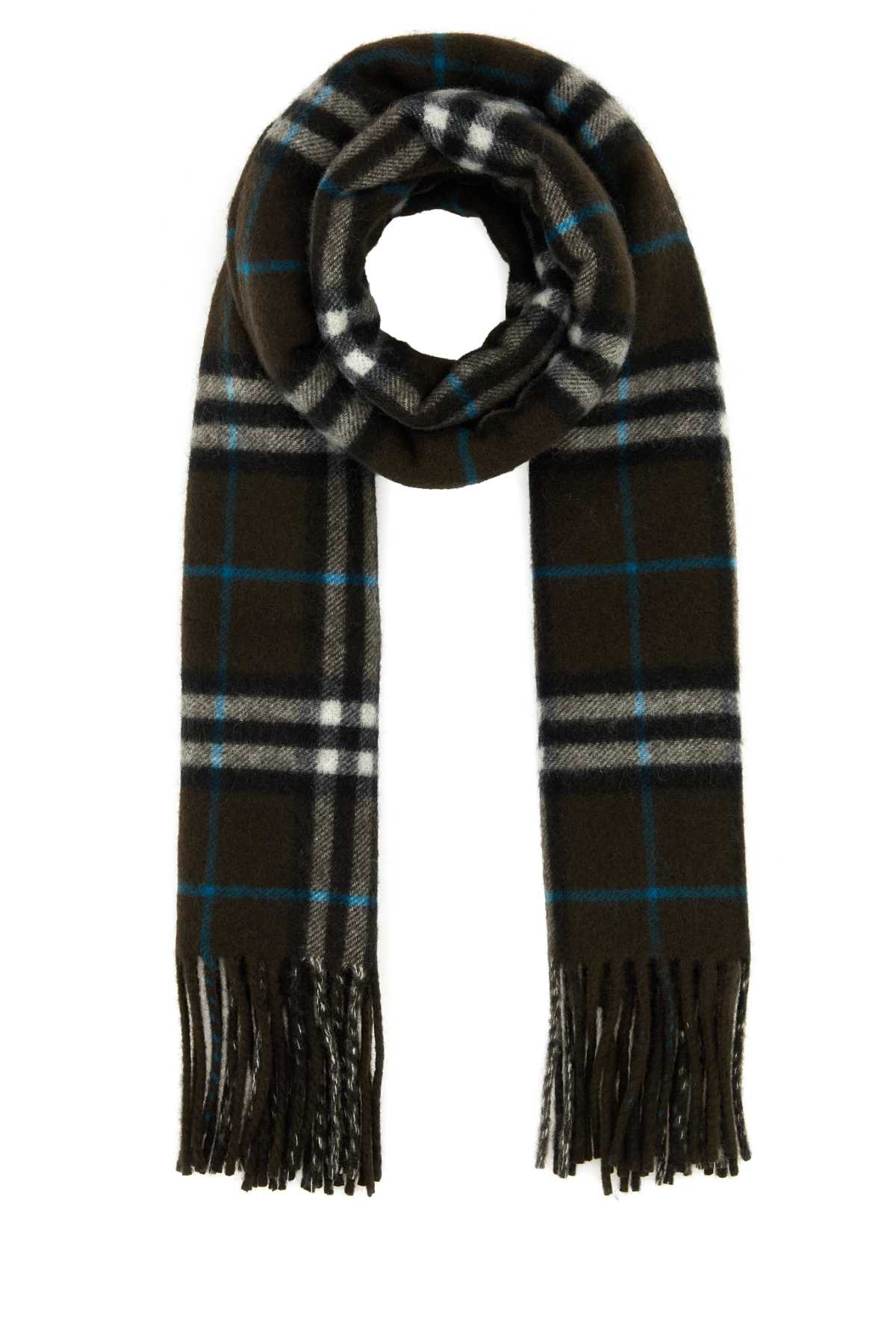 マフラー・ストール Burberry FW24 Embroidered cashmere scarf (8097065 C1490) Burberry Embroidered Cashmere Scarf | italist