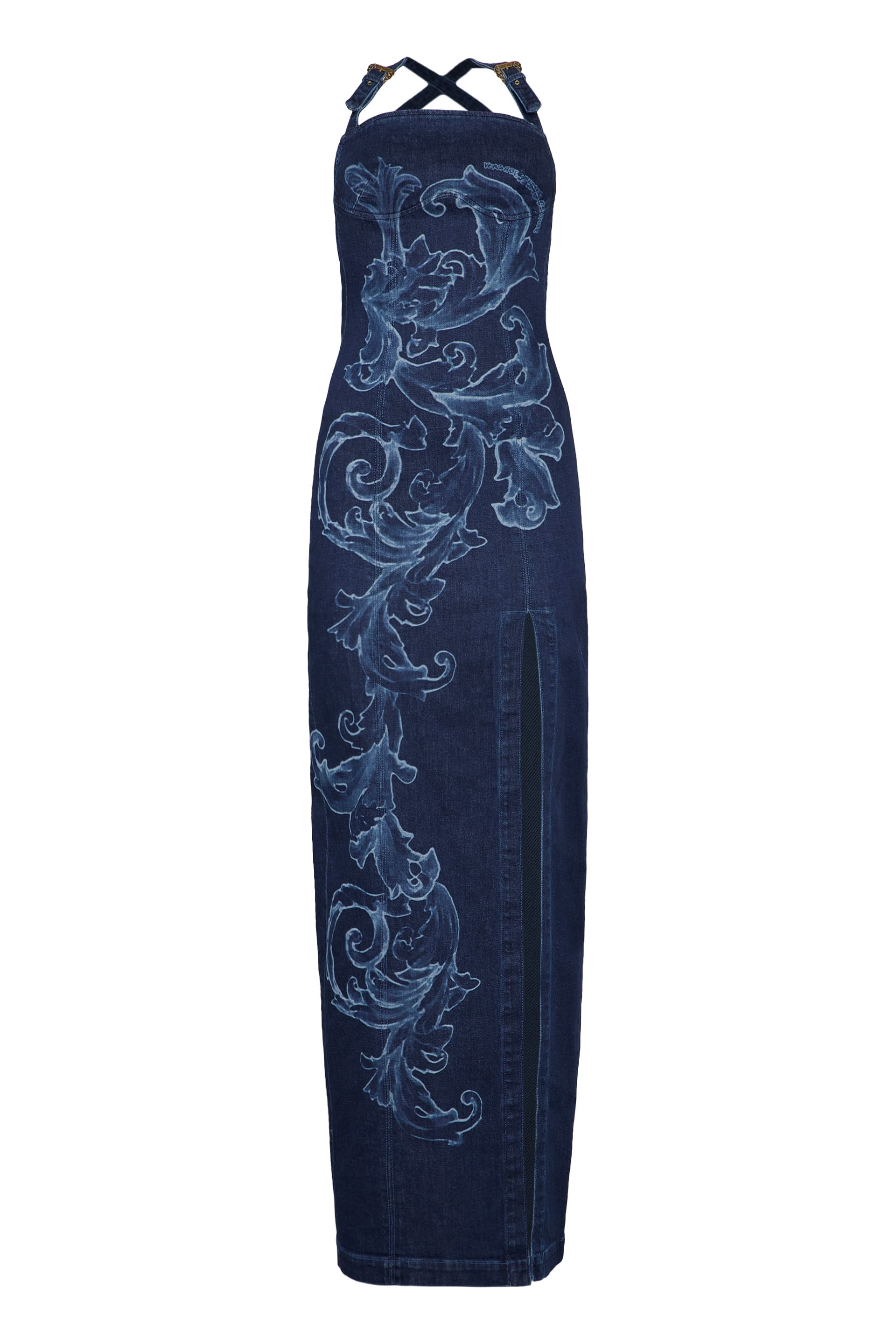 ワンピース VERSACE JEANS LONG DRESS (73HAOM11CM16N 899) Versace Jeans Couture Denim Dress | italist
