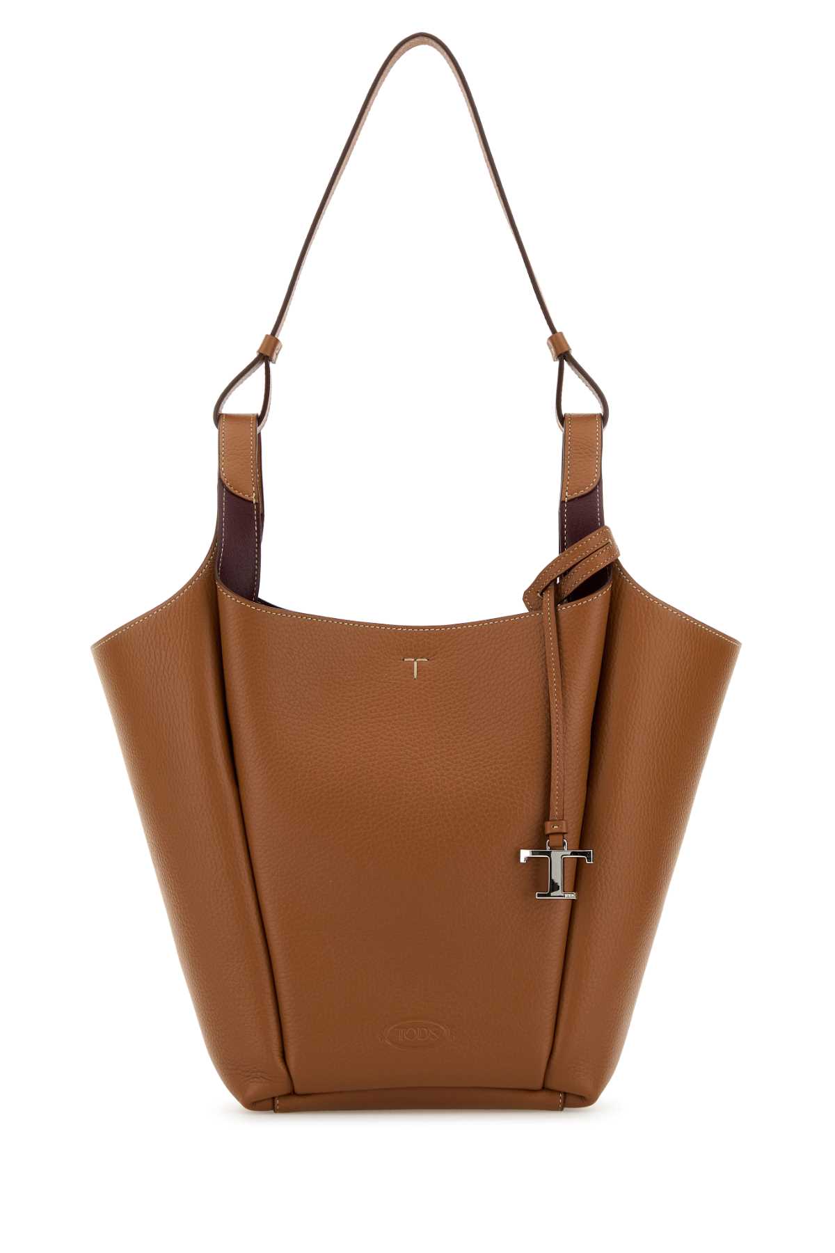 Tod's Camel Leather Small Bucket Bag | italist