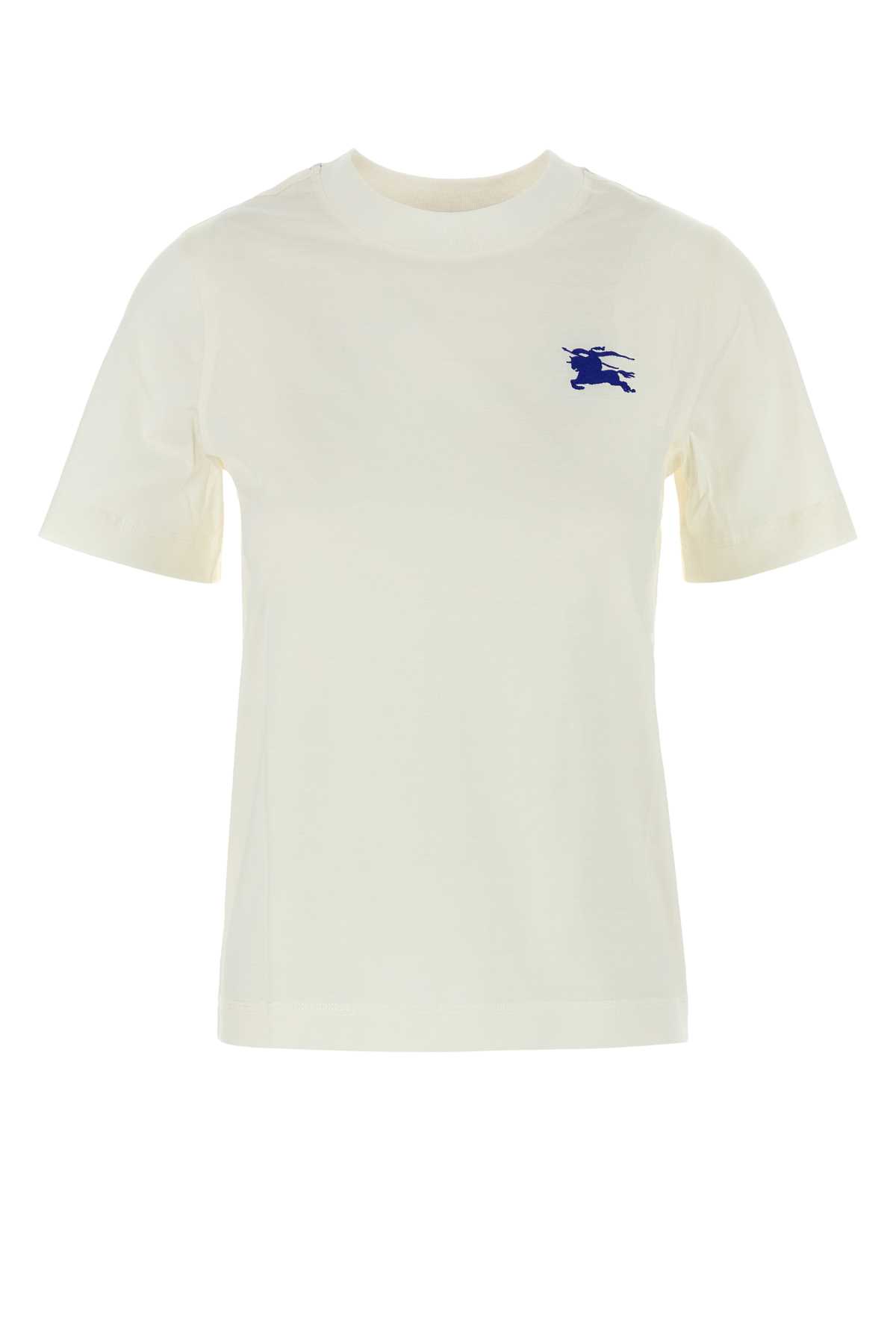 Burberry White Cotton T-shirt | italist