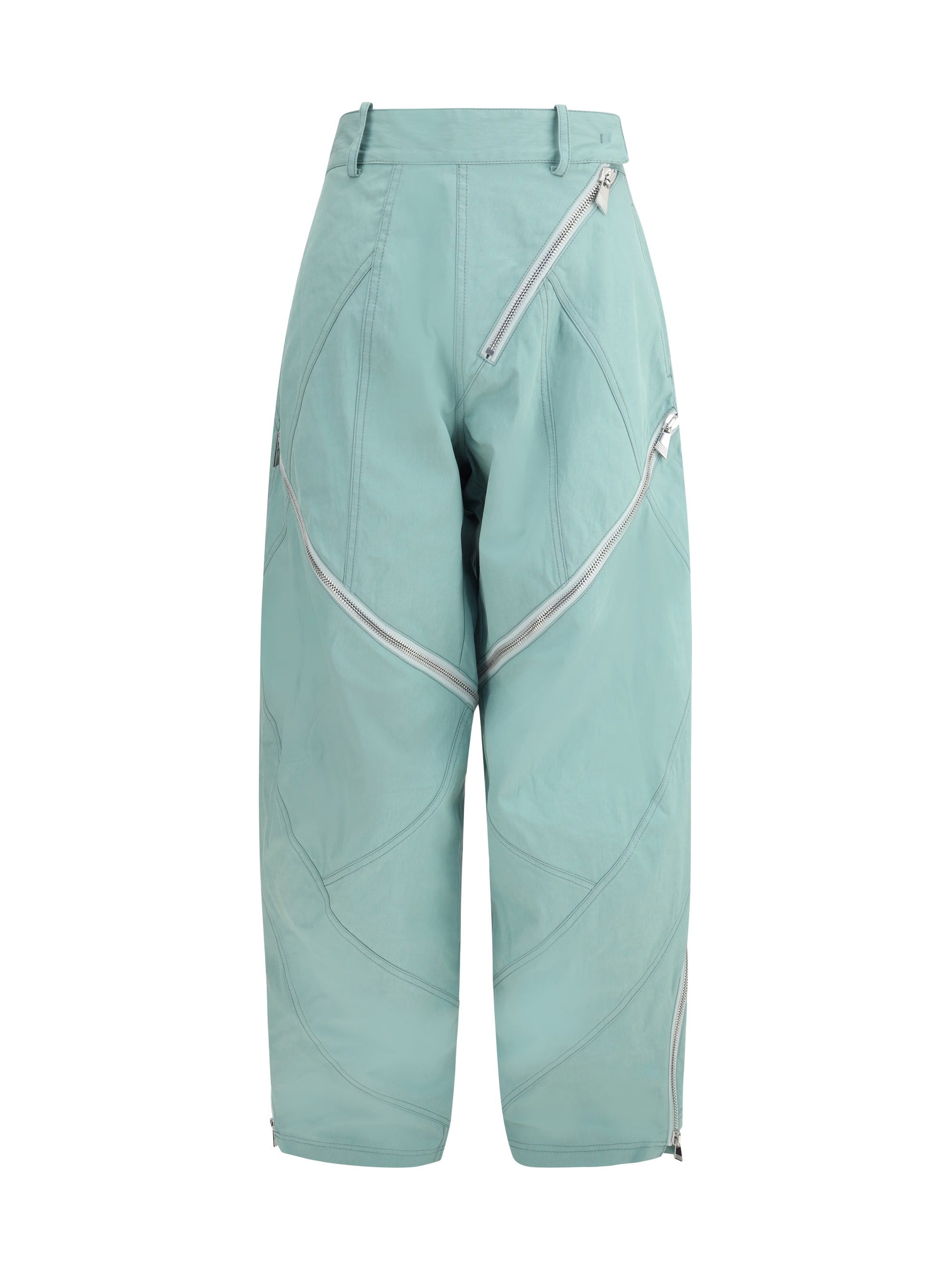 パンツ THE ATTICO SS25 Oversized pants (250WCP00255 100) Runway Collection x The Attico Fashion Show SS25 | Women