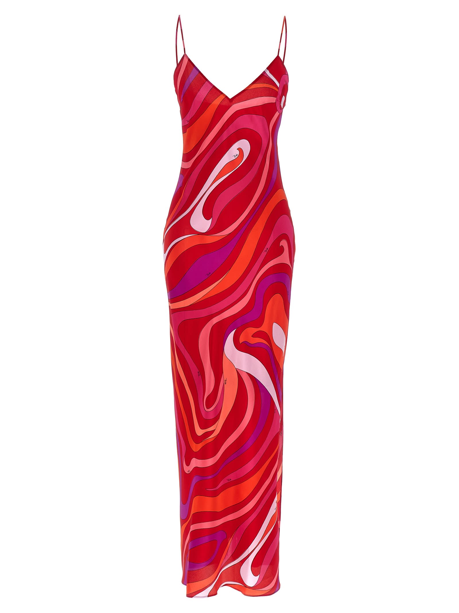 【関税込み】EMILIO PUCCI MARBLE DRESS Emilio Pucci Marble Dress in Brown | Lyst