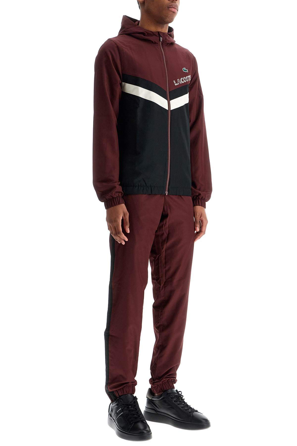 Men's Printed Bands Zip-Up Hoodie - Sweaters & Sweatshirts