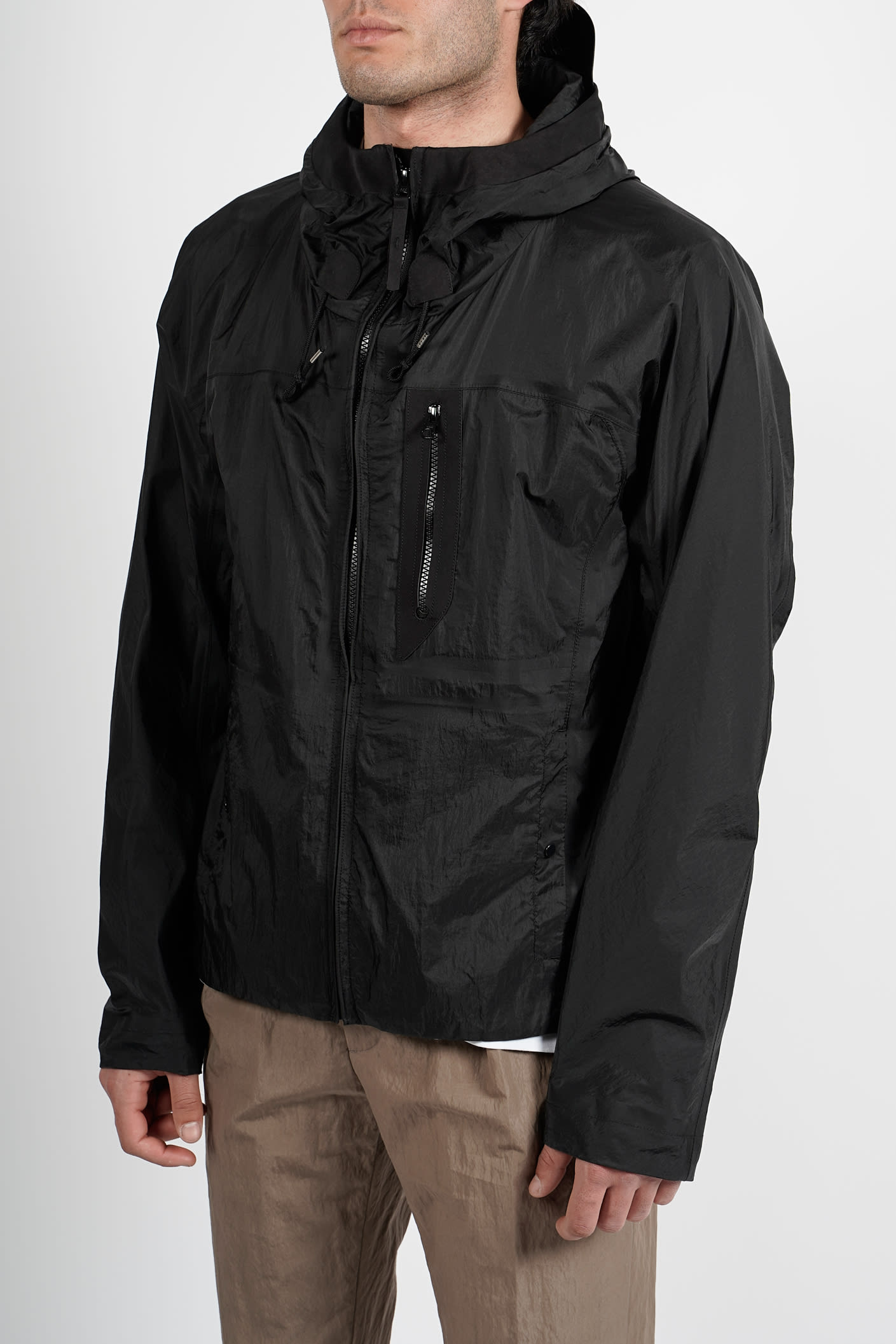 Wind Combo Bonded Shirt Jacket