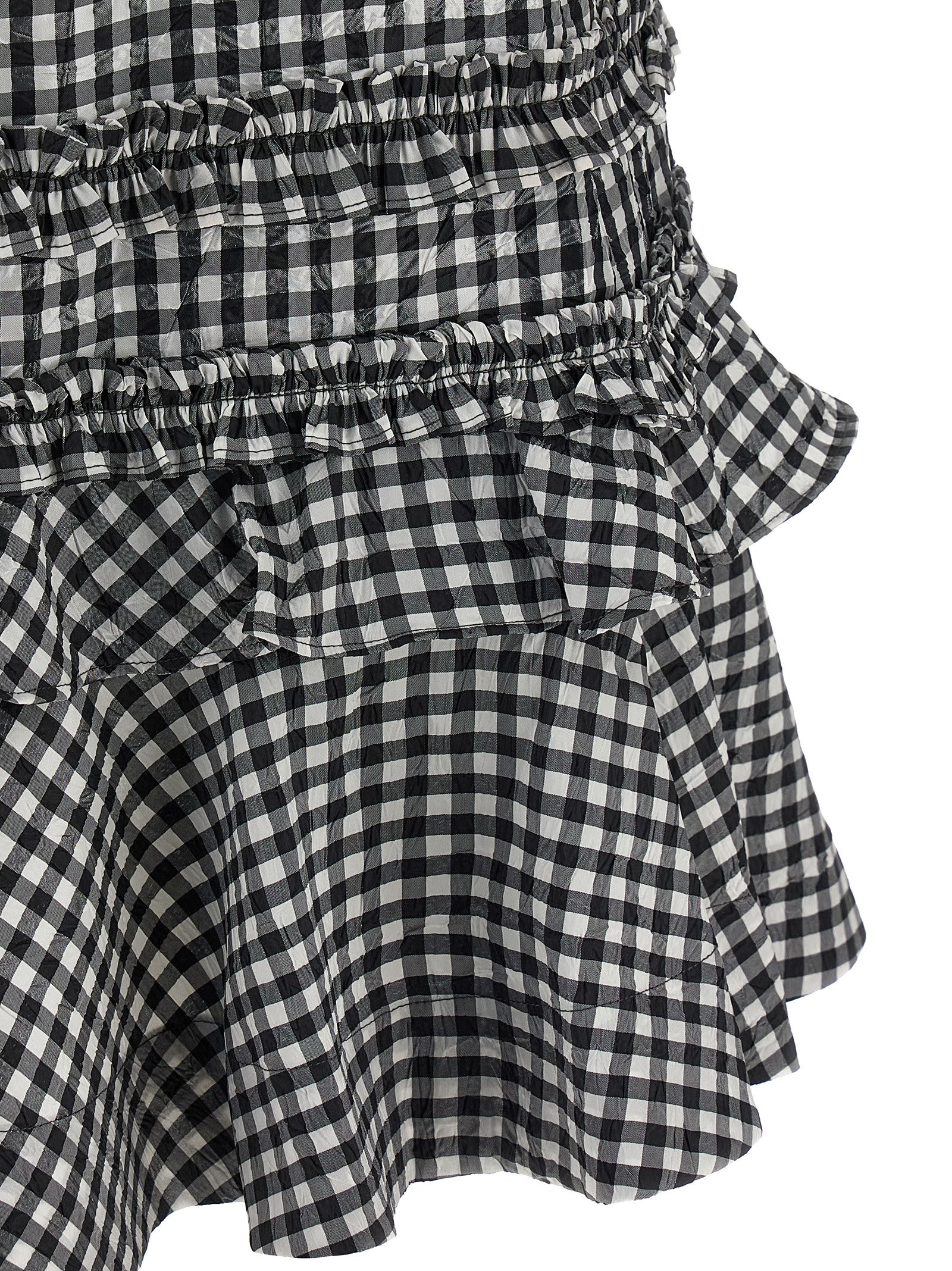 Ganni 'crinkled Check Mini' Dress | italist