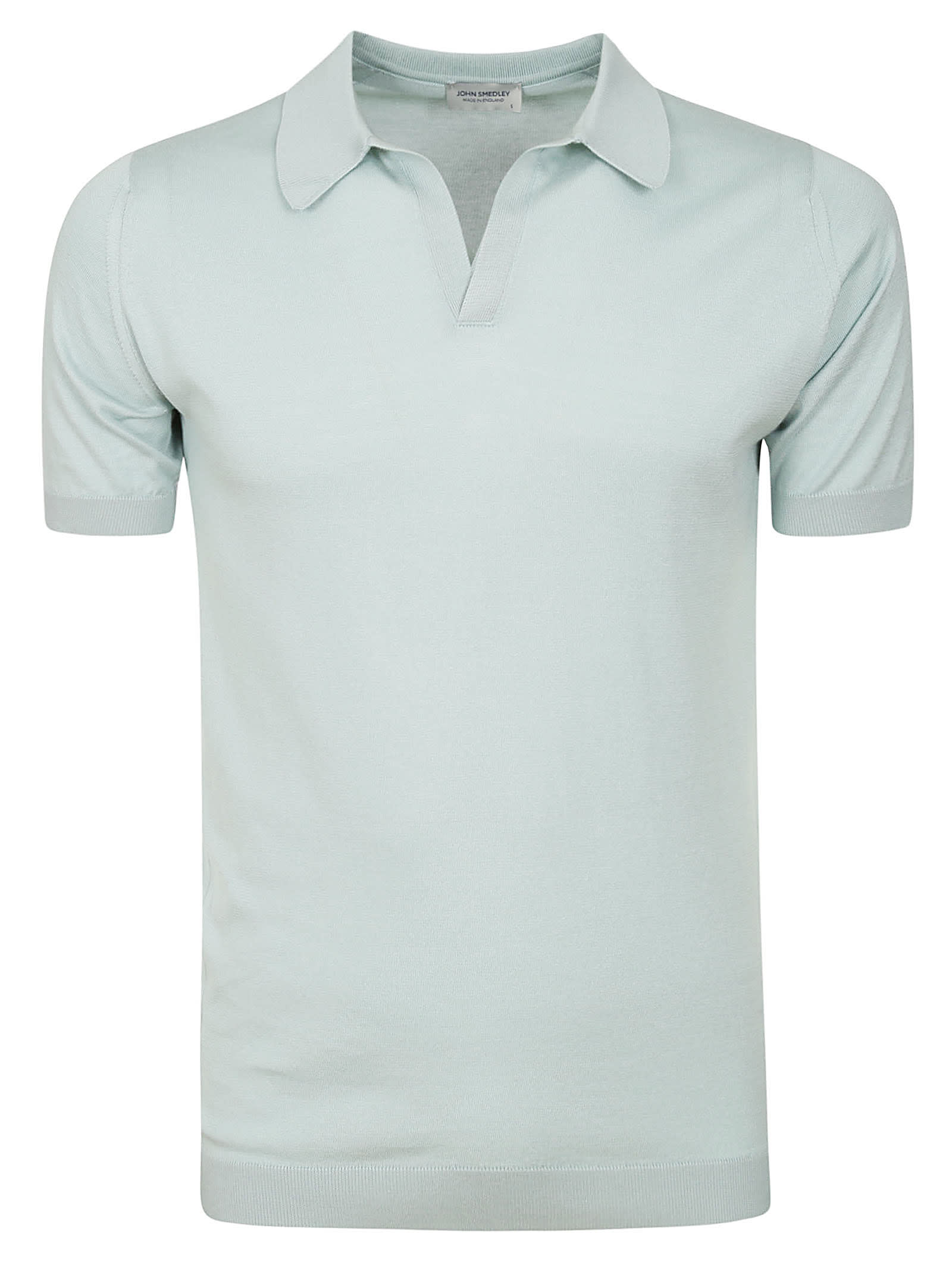 John Smedley Noah Skipper Collar Shirt Ss Black L - Polo