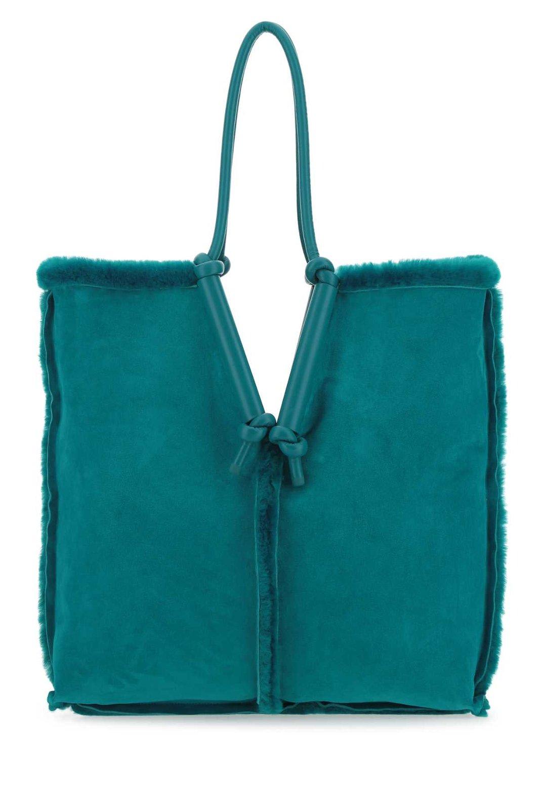 【送料&関税込】Bottega Veneta Bolster Knot Detailed Tote Ba Bottega Veneta Bolster Knot Detailed Tote Bag | italist
