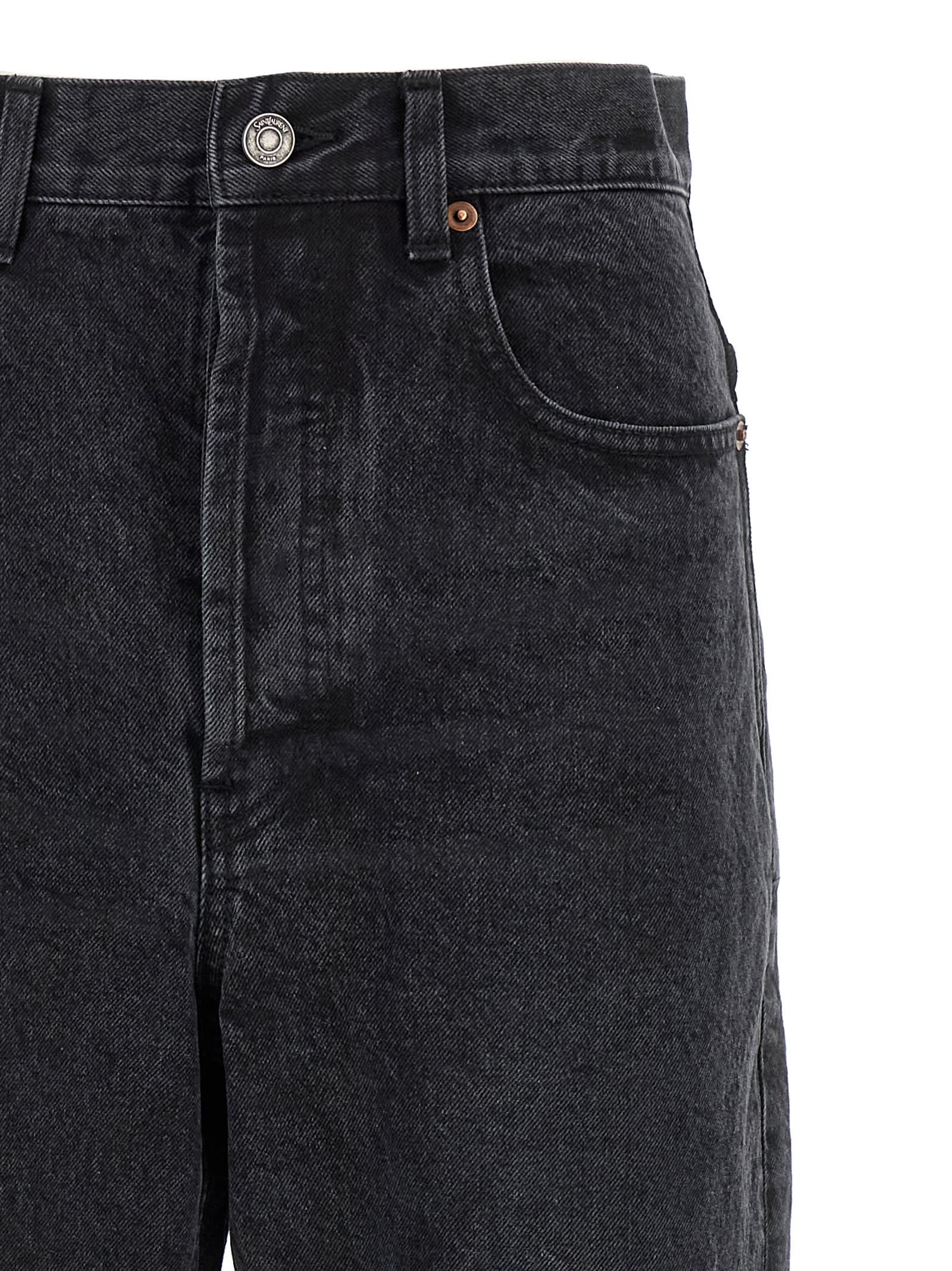 デニム・ジーパン Saint Laurent Used effect jeans Saint Laurent Used Effect Jeans | italist