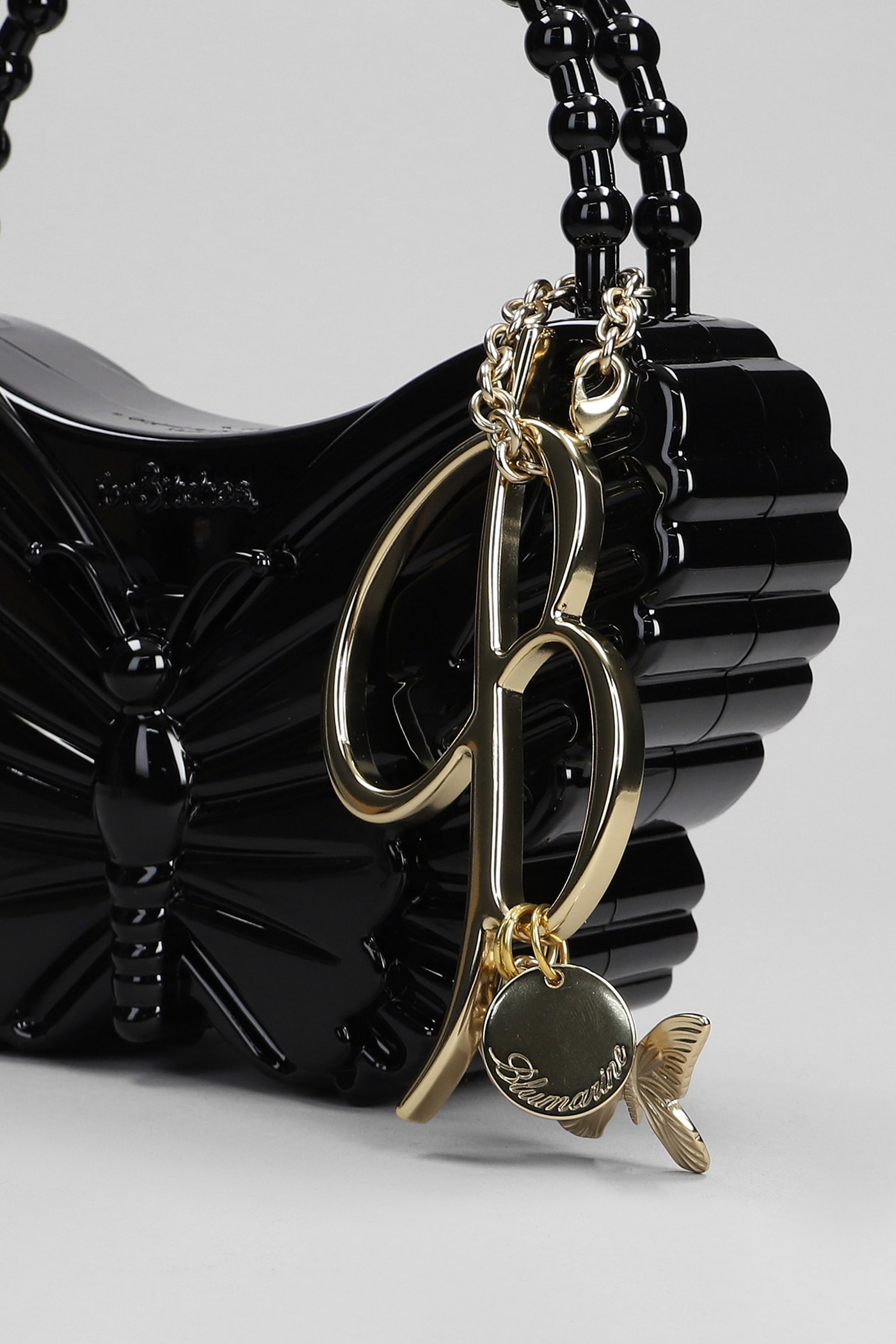 Blumarine Hand Bag In Black Pvc | italist