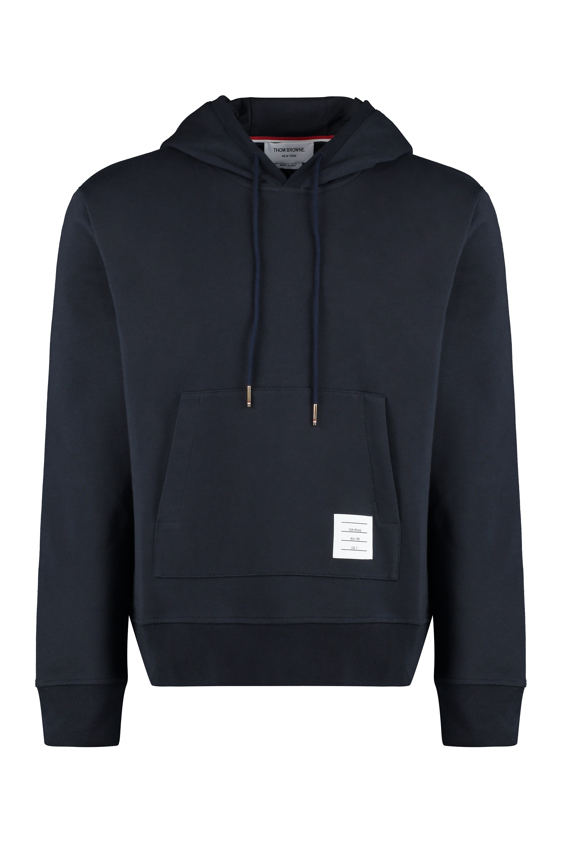 Thom Browne Logo Cotton Hoodie | italist