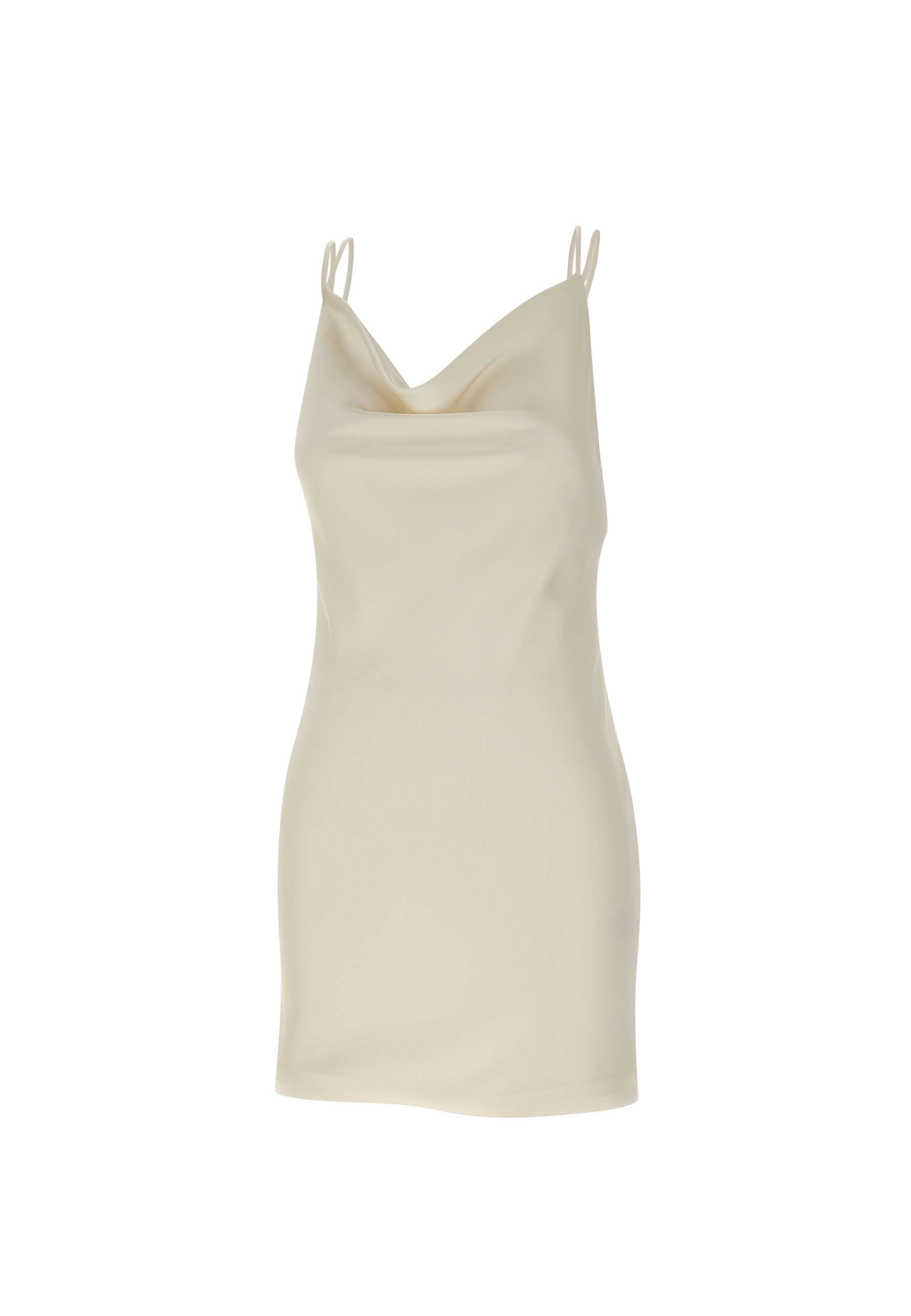 satin mini slip dress