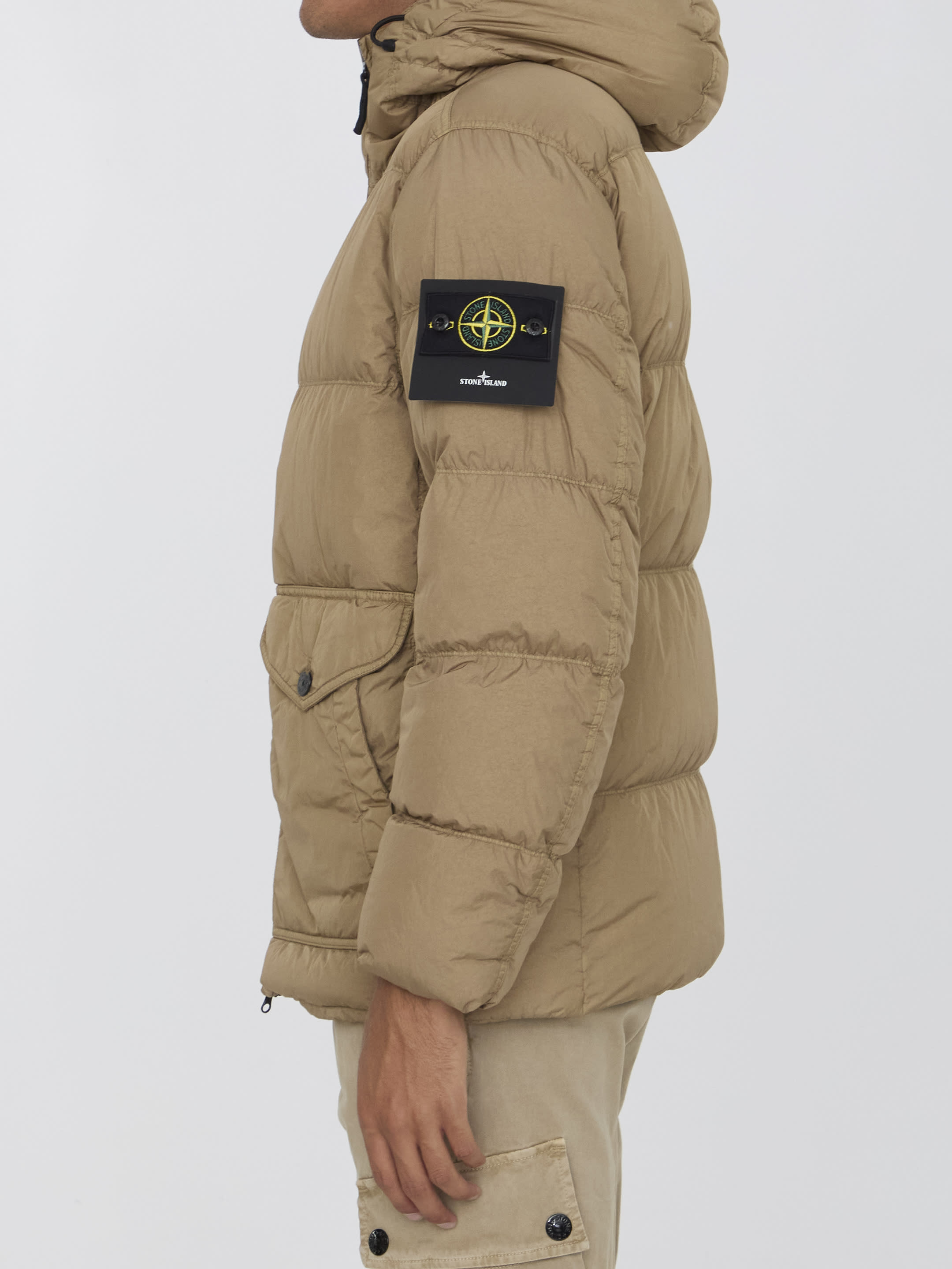Stone Island Crinkle Reps R-ny Down Jacket | italist, ALWAYS