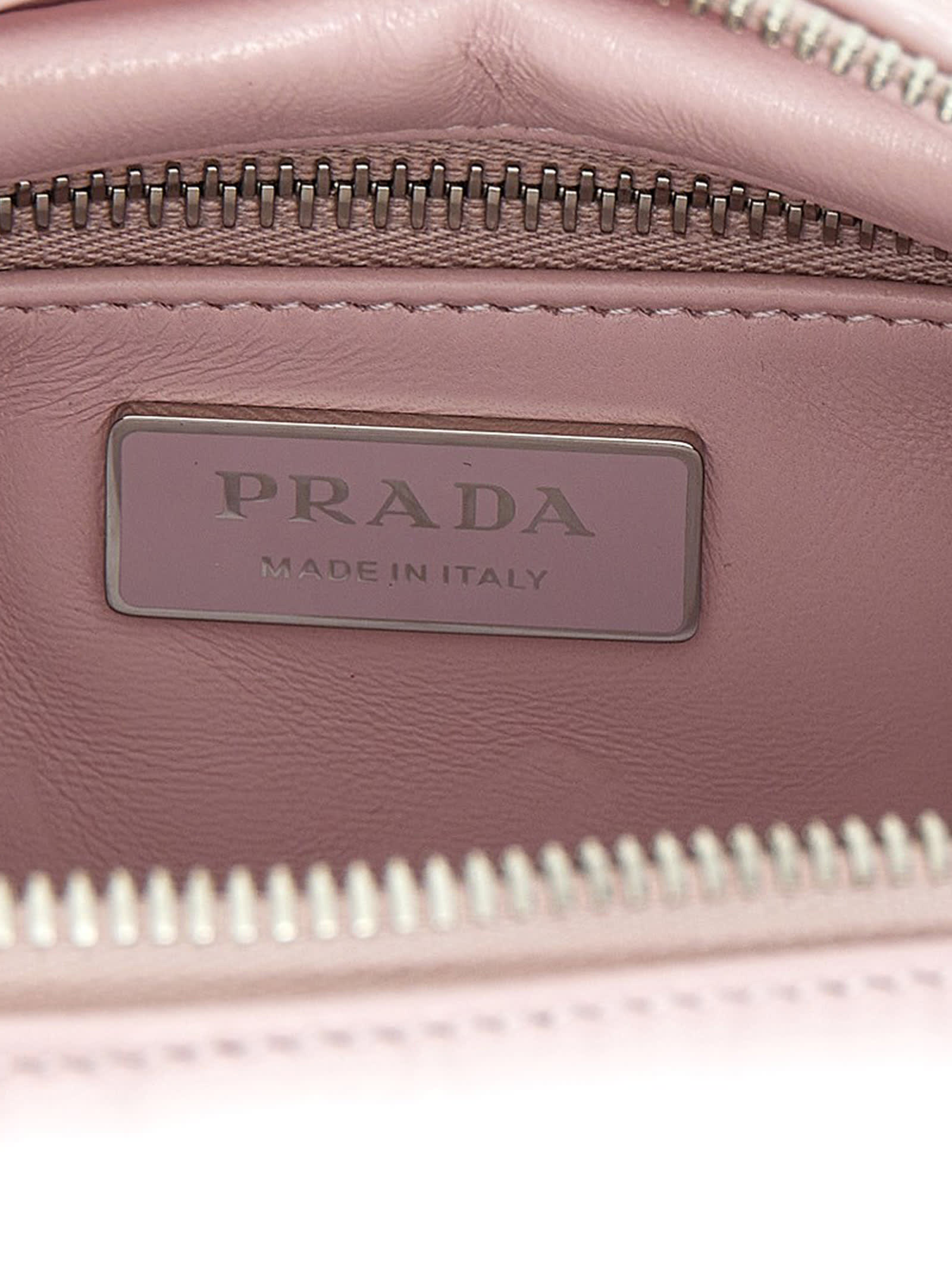 PRADA Logo antique nappa crossbody bag プラダ バッグ Prada Nappa Antique Small Re-Edition 2001 Two Handle
