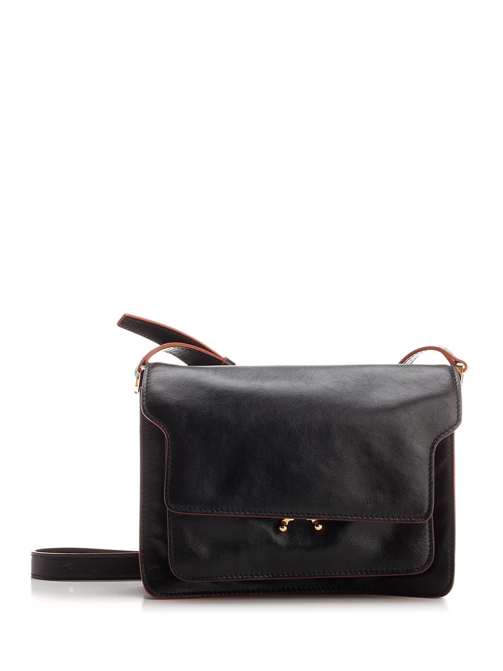 Black MARNI TRUNK CROSSBODY BAG (SBMP0103U0P2644Z509T)