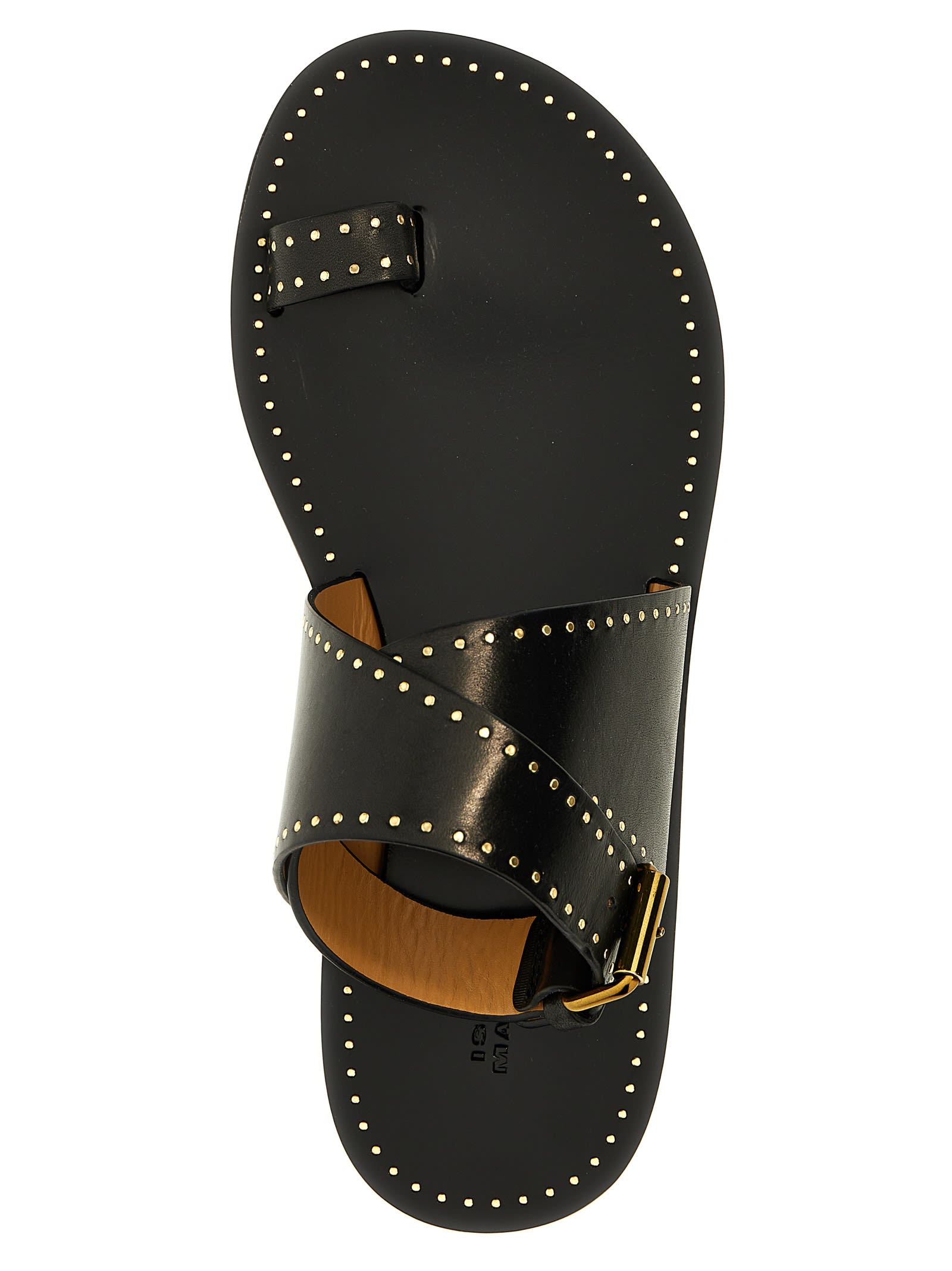 ISABEL MARANT★W'S JOHEL S/S T - TS0004FA A1N10E 01BK 114342 Isabel Marant Jools Leather Sandals | italist