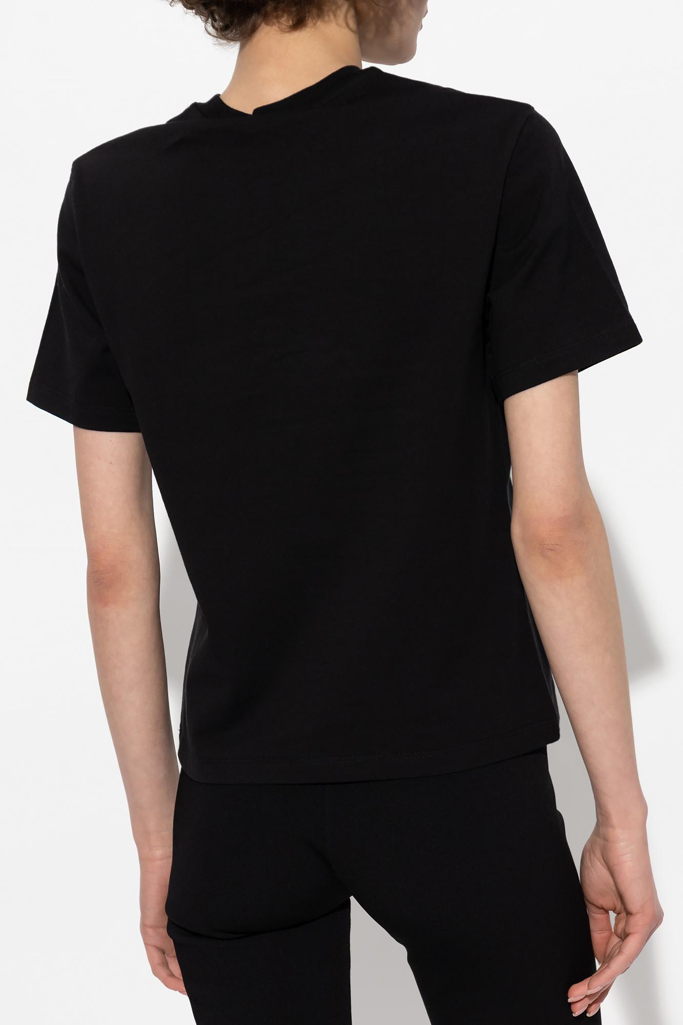 Salvatore Ferragamo｜SHORT-SLEEVED ROUND NECK T-SHIRTS ( Ferragamo T-shirt With Logo | italist
