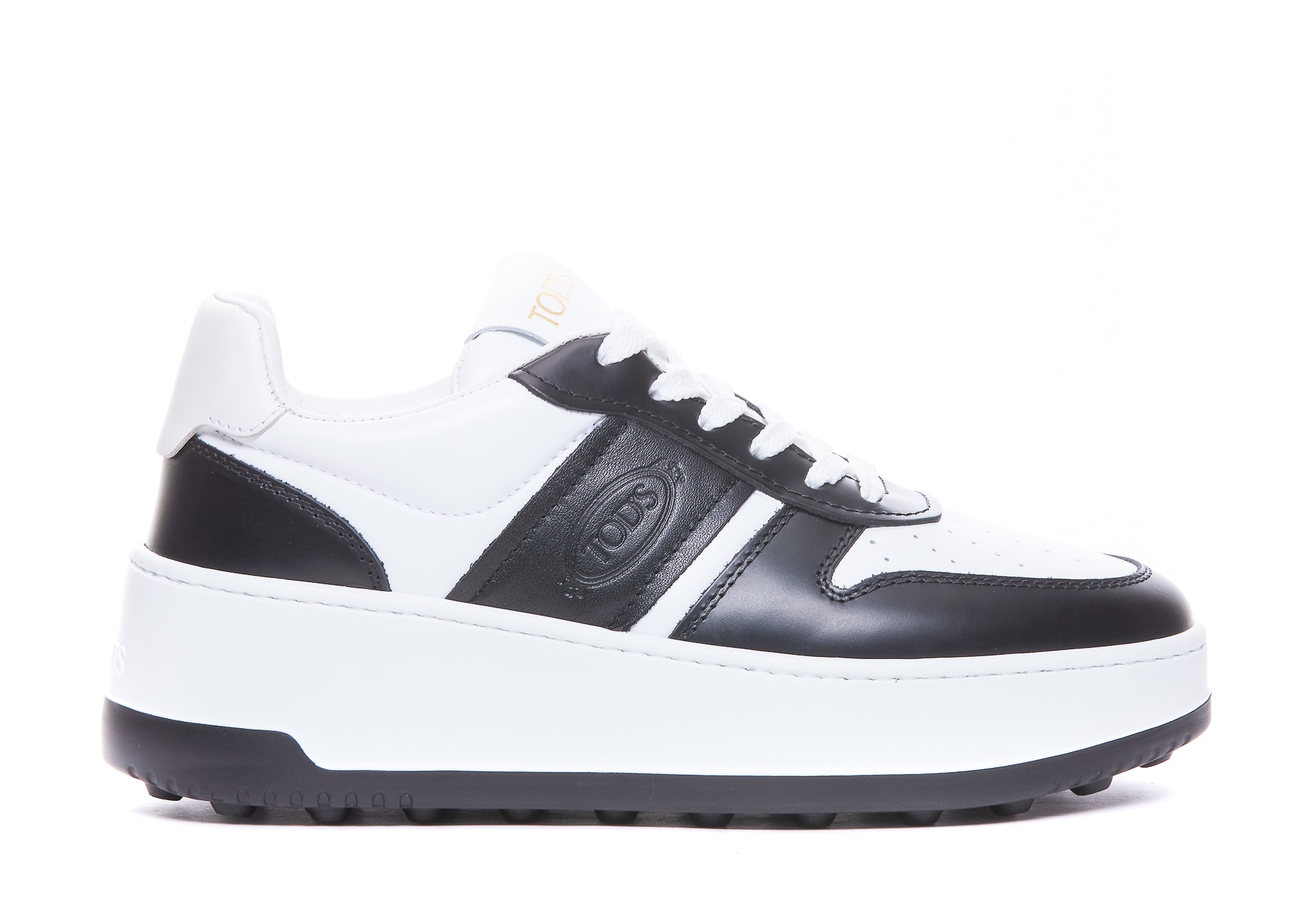 【関税＆送料込み】Tod'S Leather Platform Sneakers TOD'S Leather platform sneakers | NET-A-PORTER