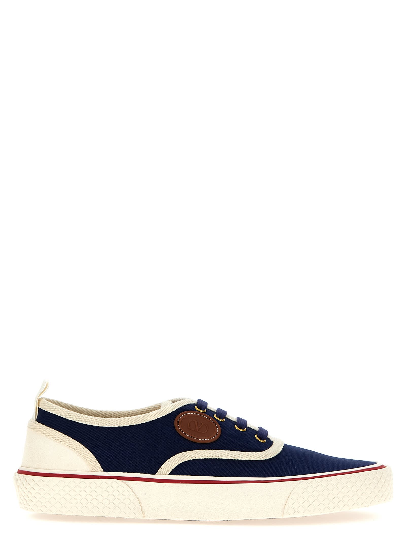 スニーカー Valentino Garavani Black Canvas Nojoke Sneakers Valentino Garavani 'nojoke' Sneakers | italist