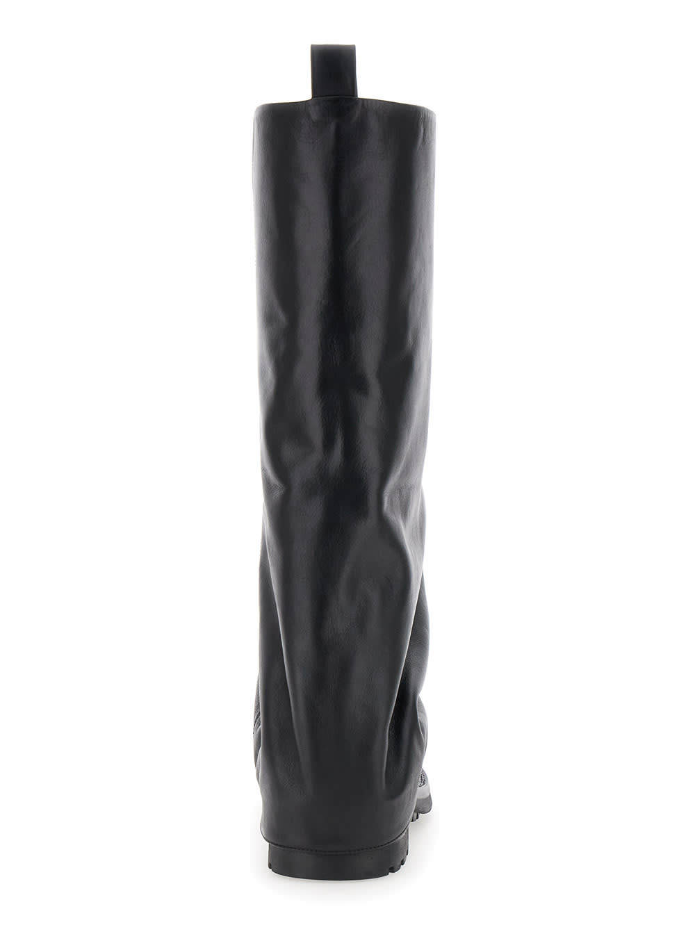 ロングブーツ Strategia 'Ranger' Black Leather Boots Woman Strategia 'ranger' Black Leather Boots Woman | italist